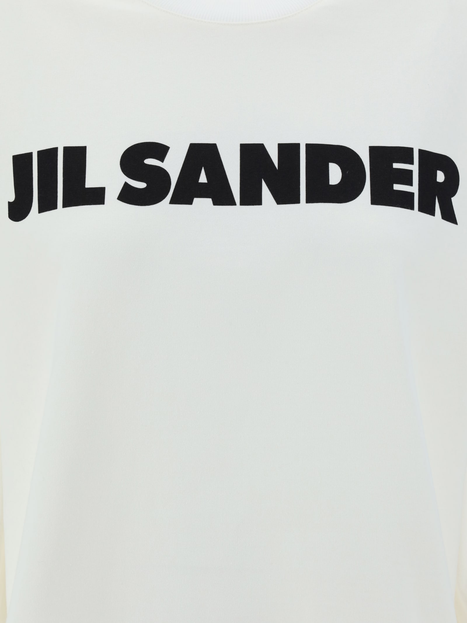 Shop Jil Sander Long-sleeved Jersey In Natural