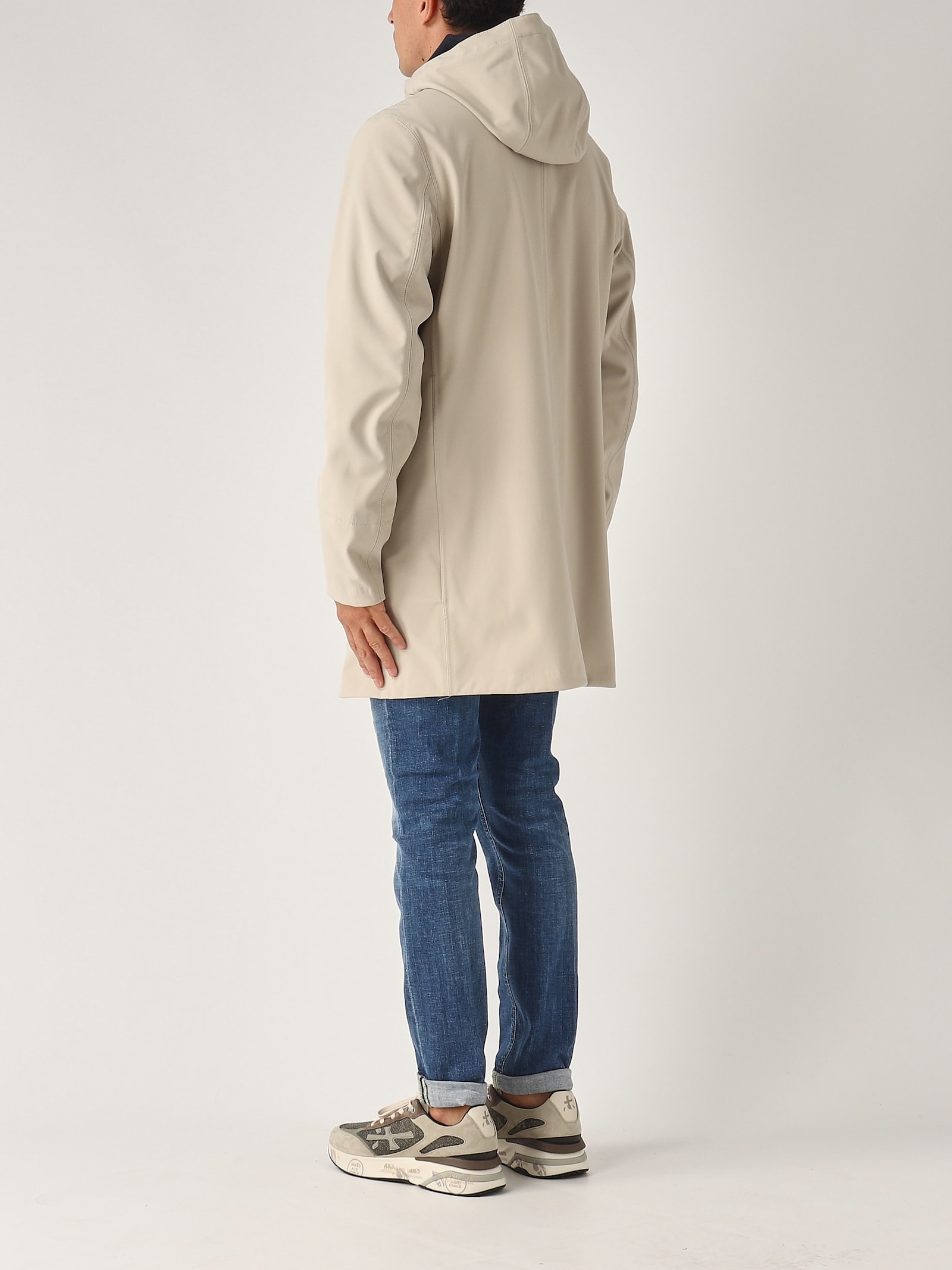 Shop K-way Marlyn Bonded Jacket In Beige