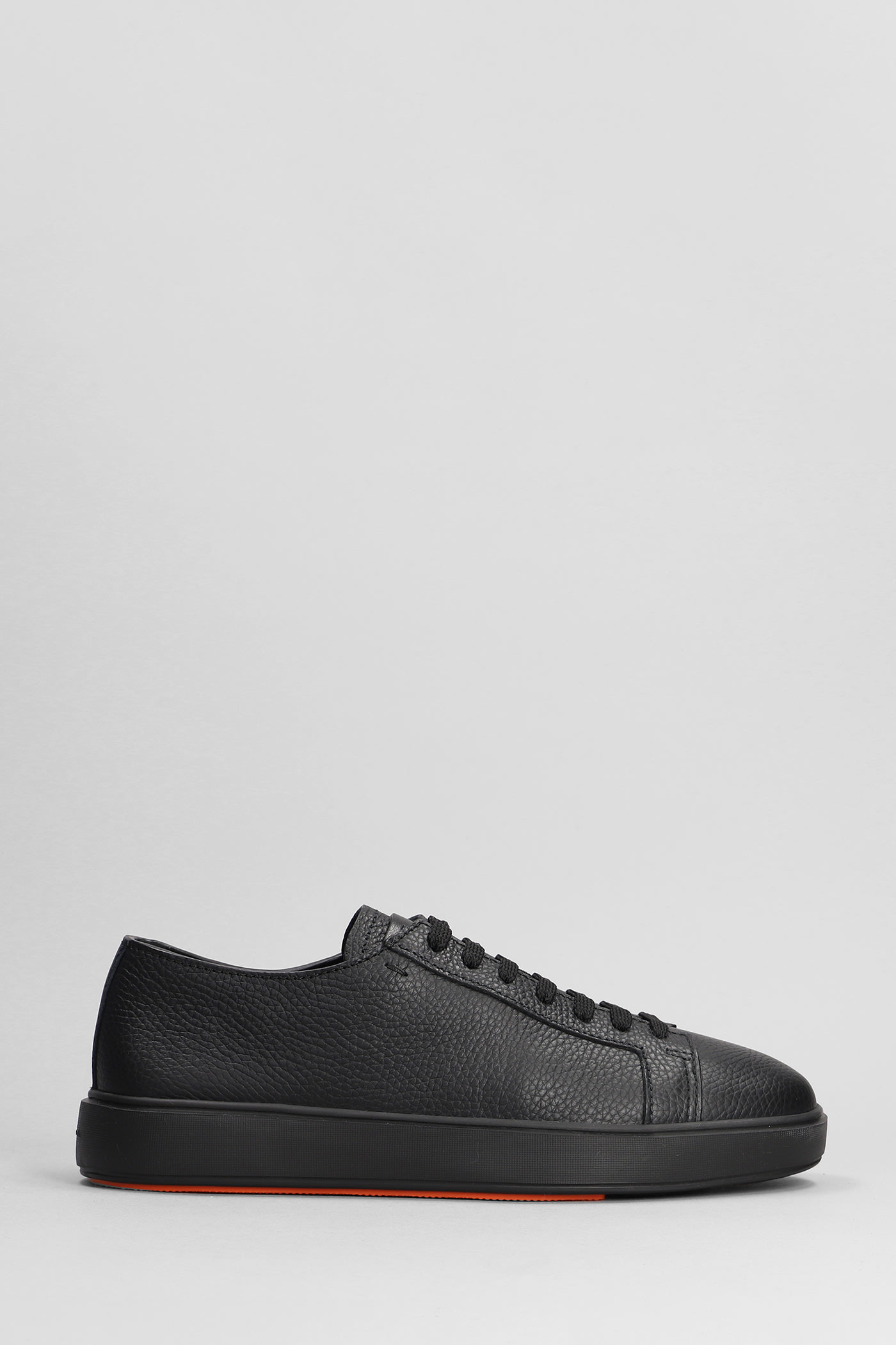 Dames Sneakers In Black Leather