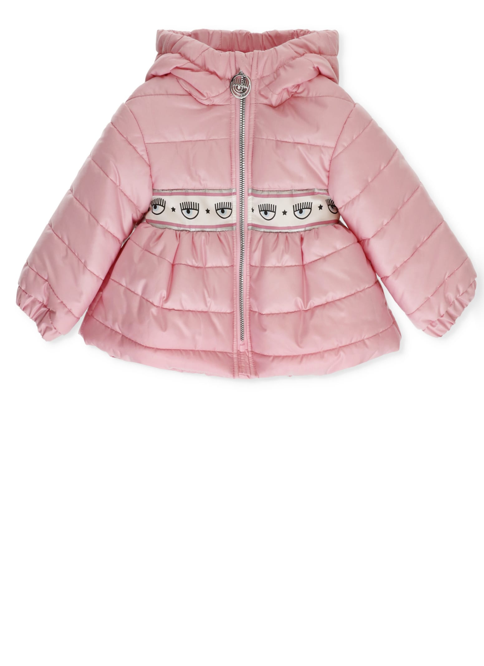 Chiara Ferragni Babies' Maxilogomania Jacket In Pink