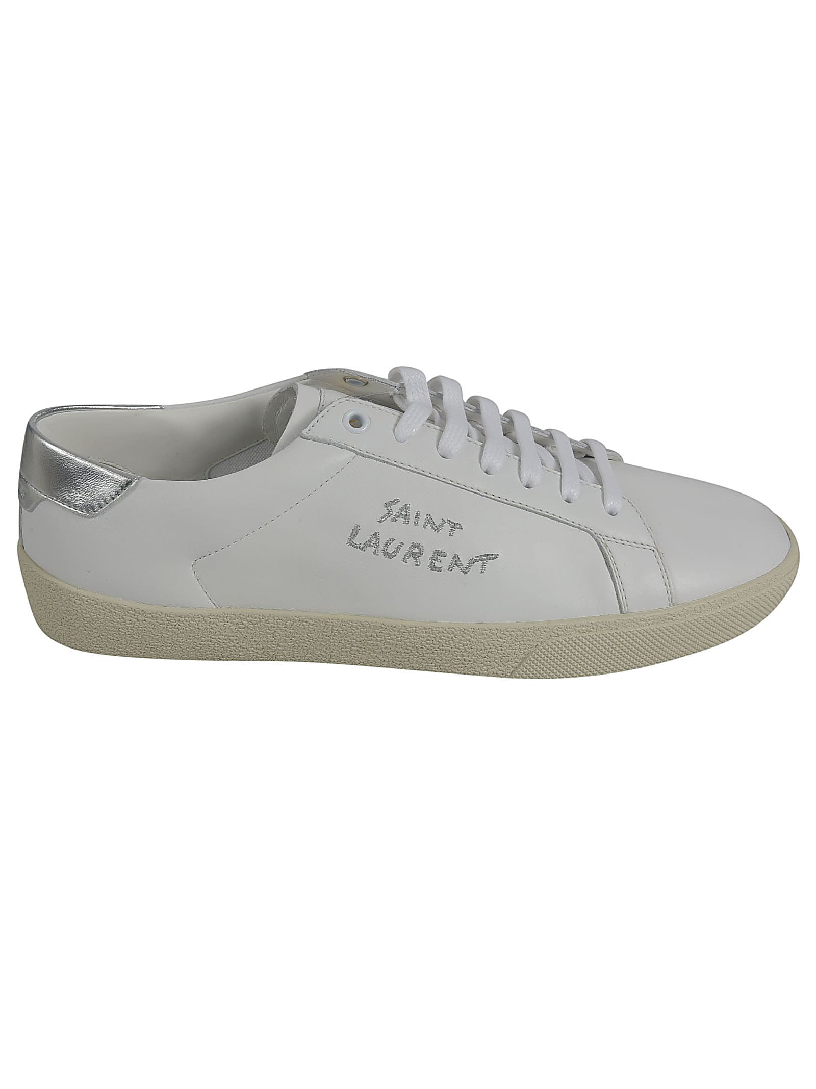 Saint Laurent Low Top Embroidered Sneakers