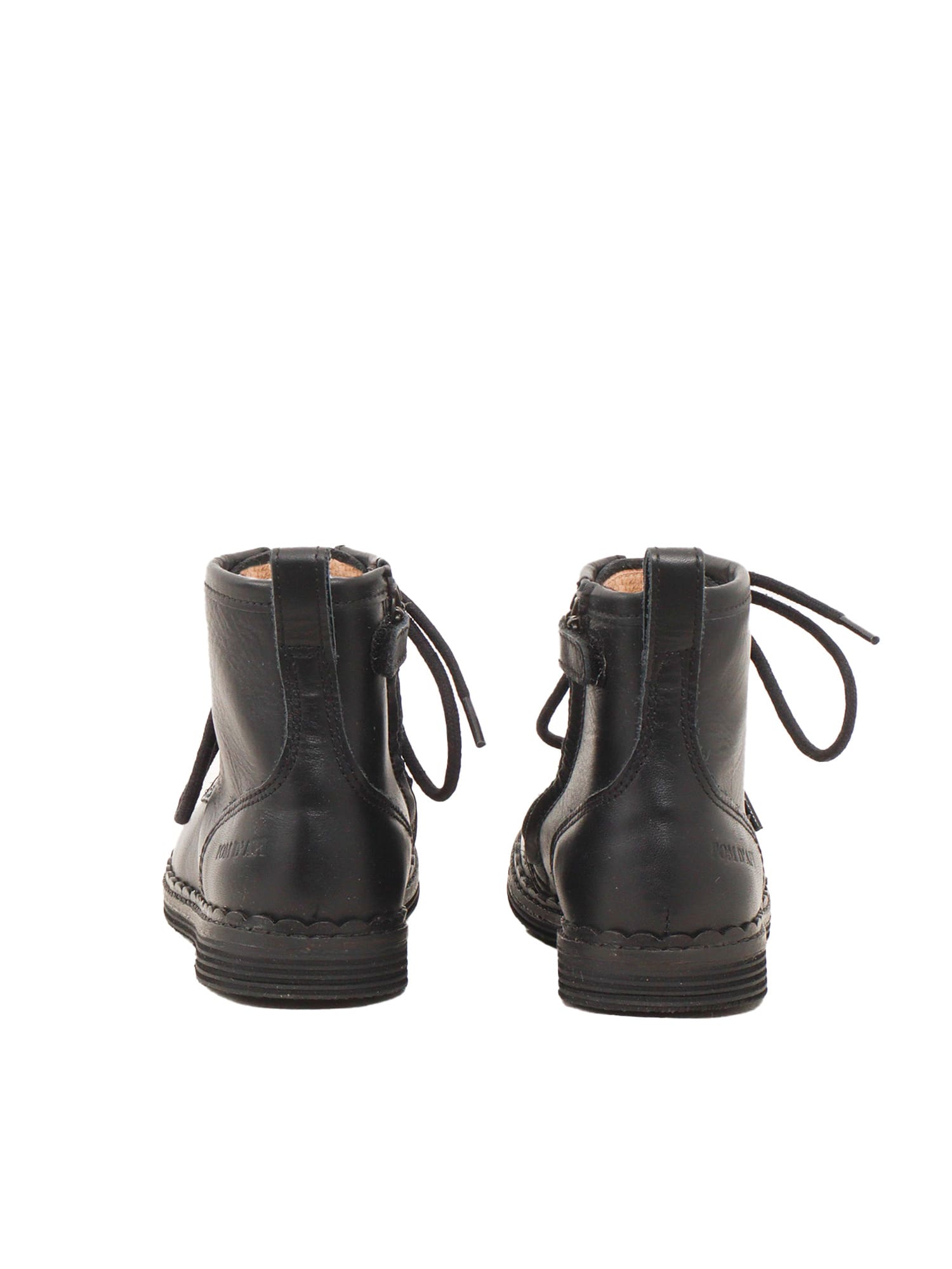 Pom D'api Roadster Ranger Leather Boots In Black