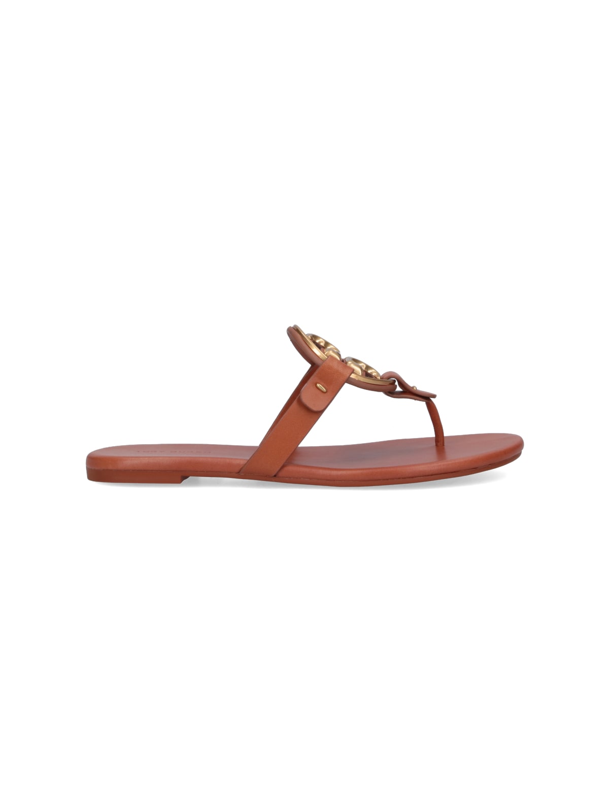 Tory Burch Miller Thong Sandals In Brown
