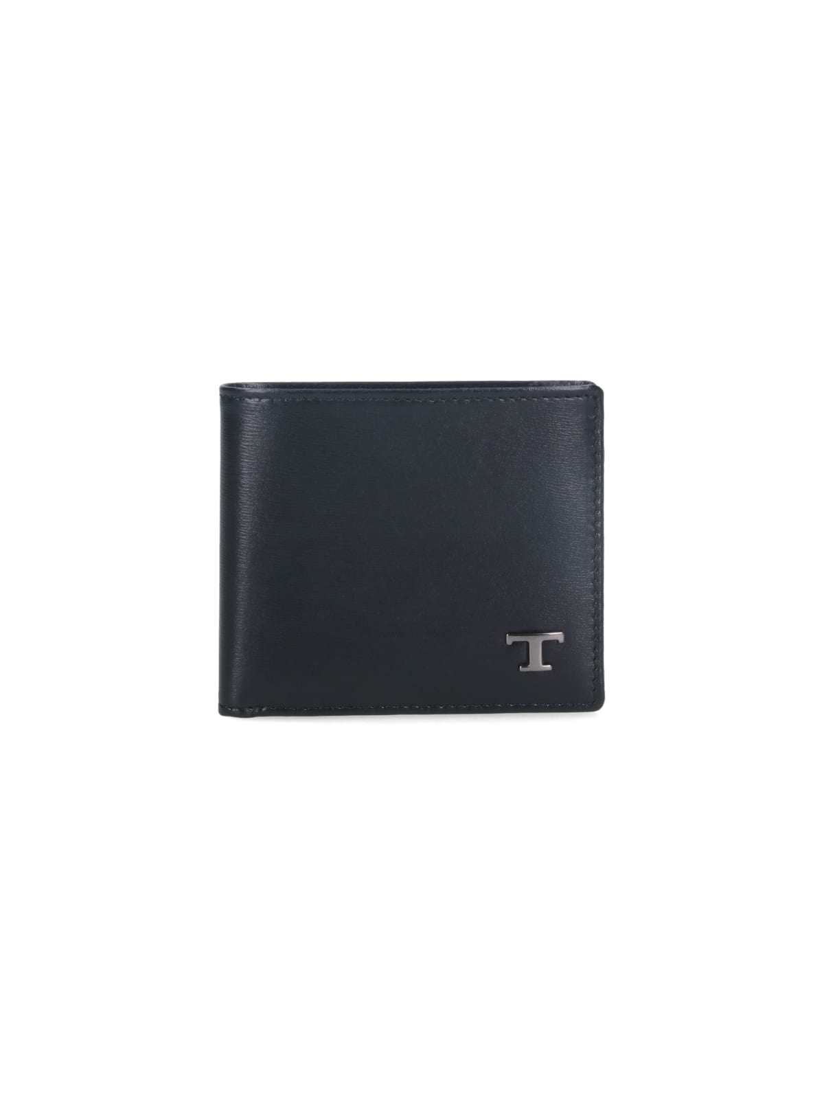 Shop Tod's Bifold Logo Wallet In Black