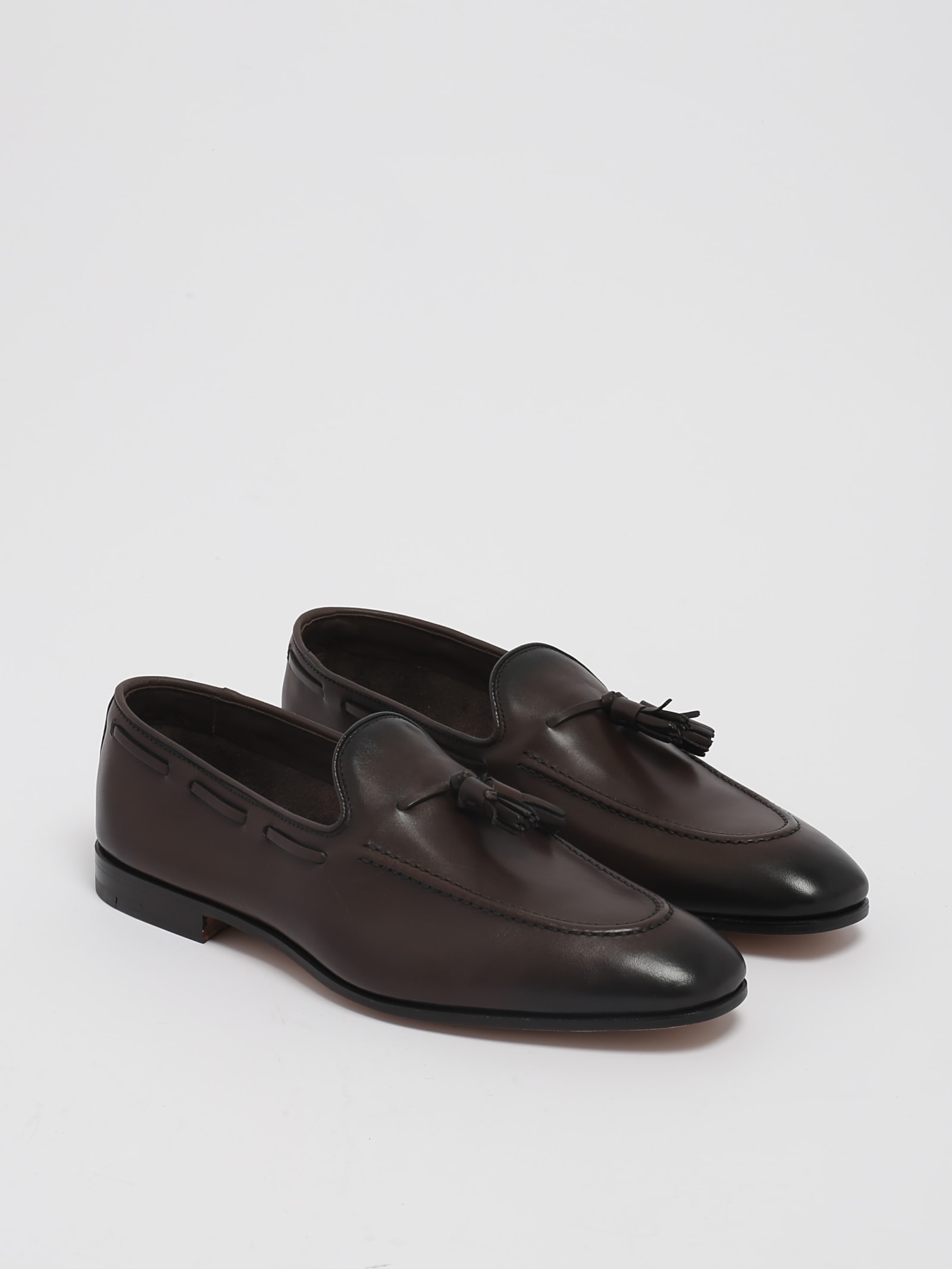 Shop Church's Mocassino Loafers In Testa Di Moro