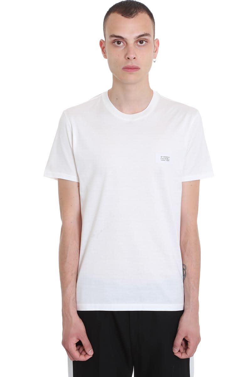 Givenchy T-shirt In White Cotton