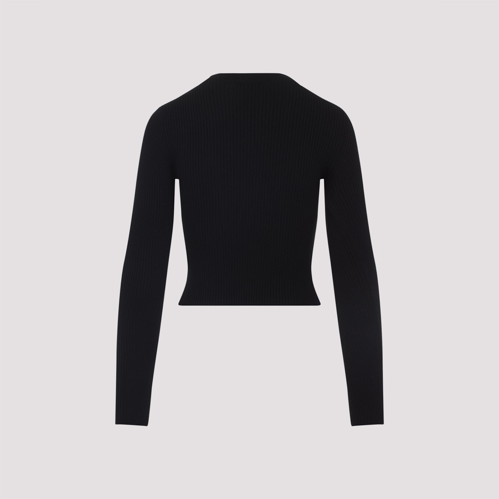 Diesel Womens 9xx M-olina Cut-out Wool Knitted Top In Black