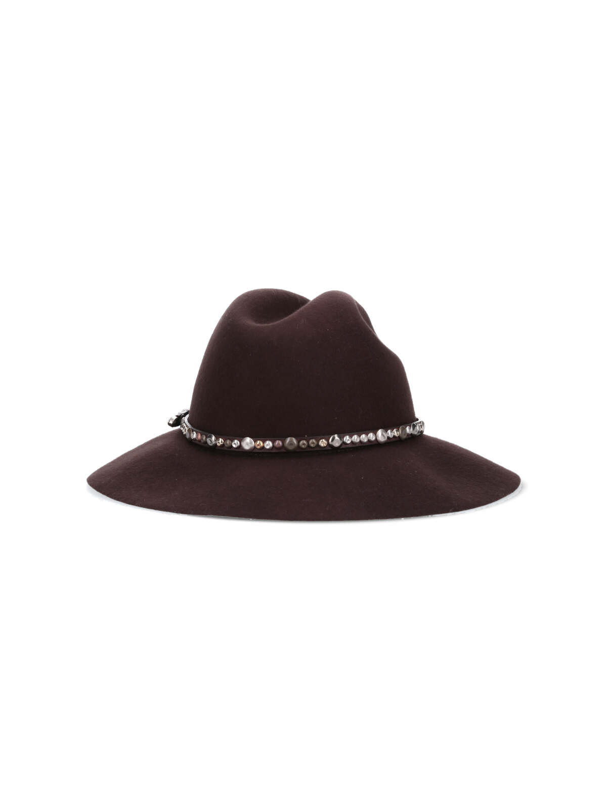 Shop Golden Goose Hat With Strap In Brown