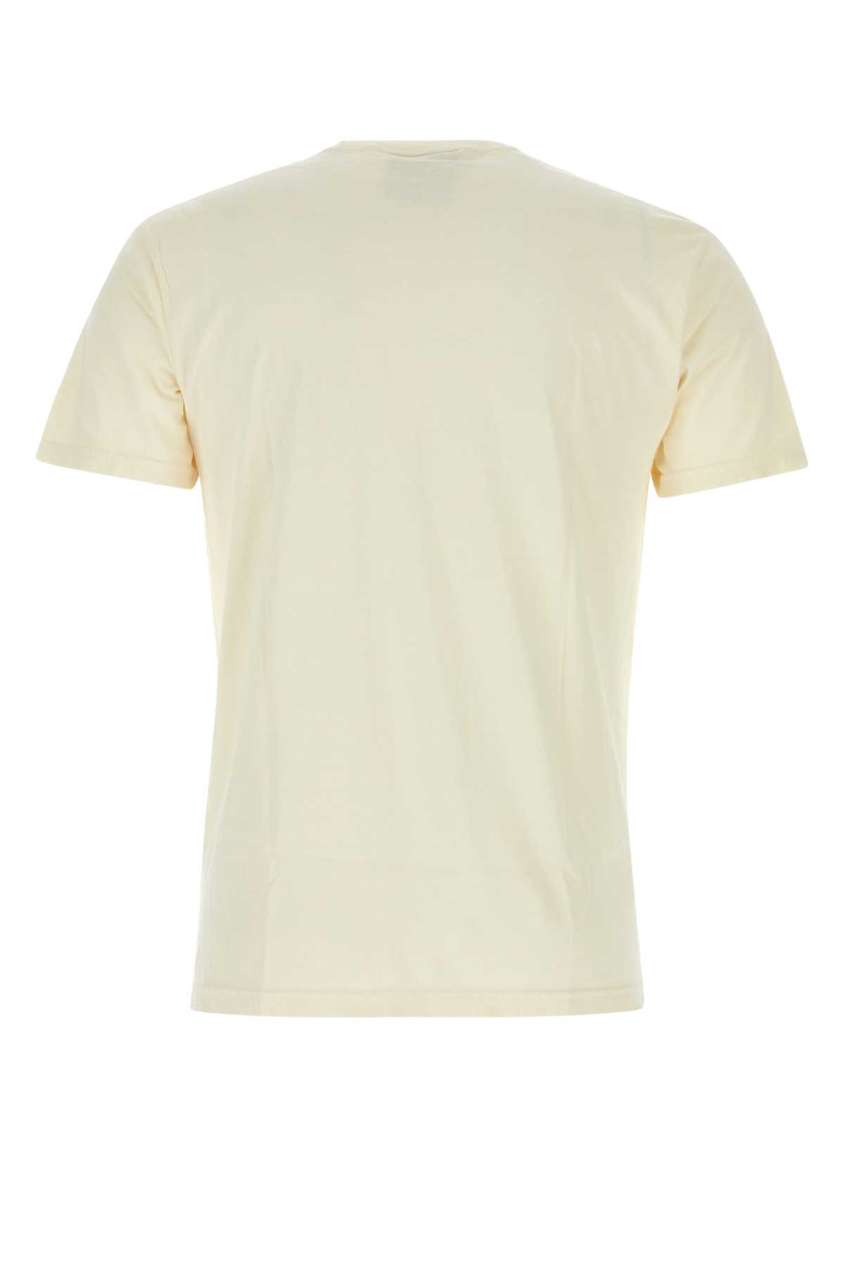 Shop Kidsuper Cream Cotton T-shirt