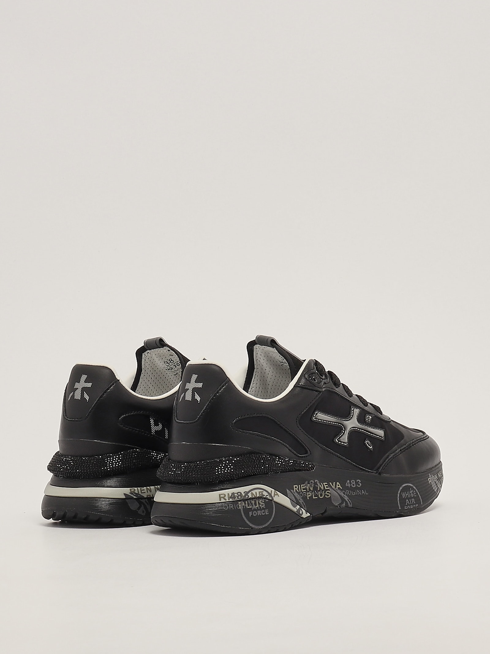 Shop Premiata Moerund Sneaker In Nero