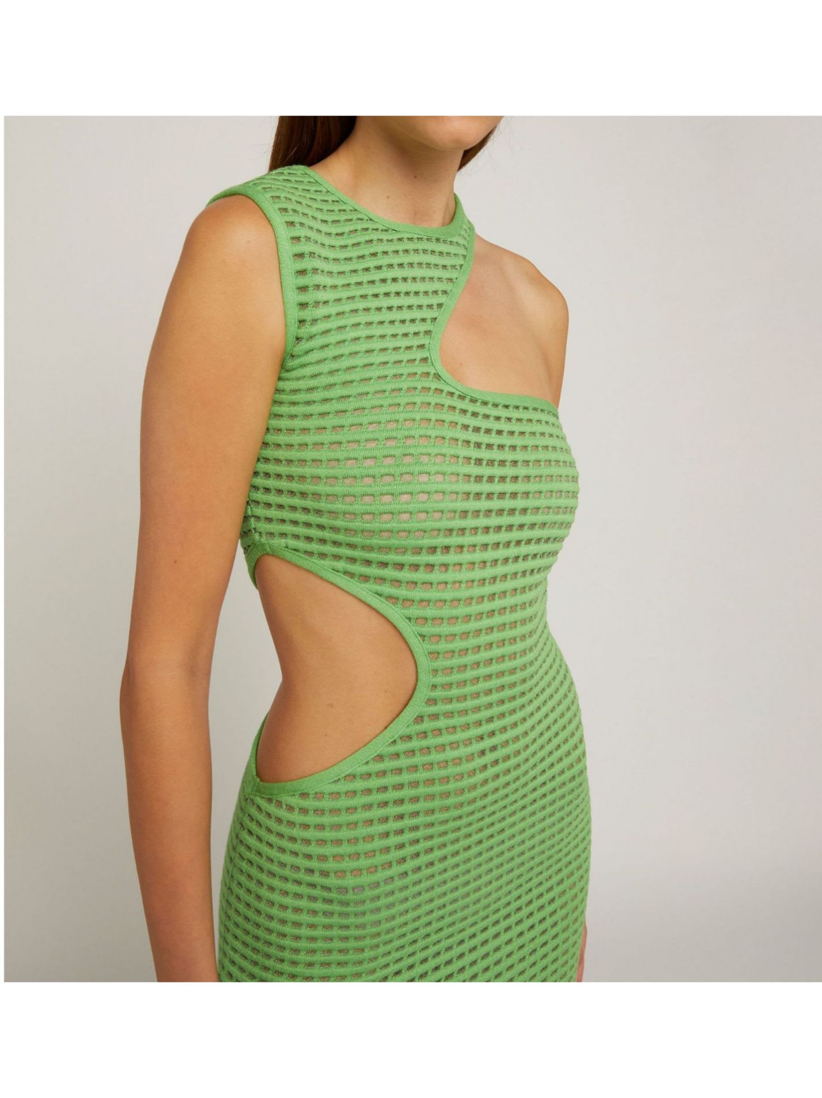 GENNY GENNY GREEN KNIT DRESS 