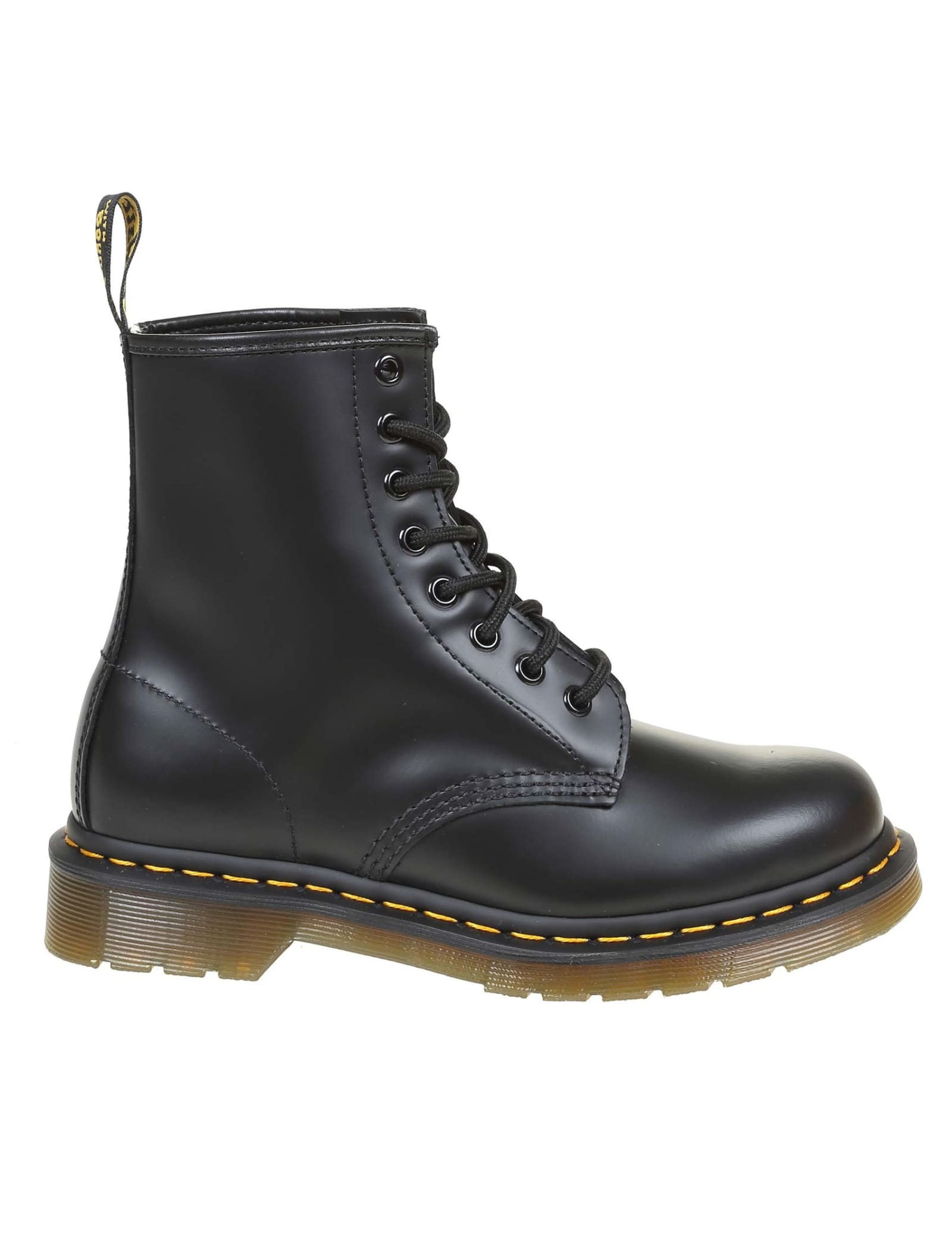 Dr.martens Smooth Anfibio In Black Leather