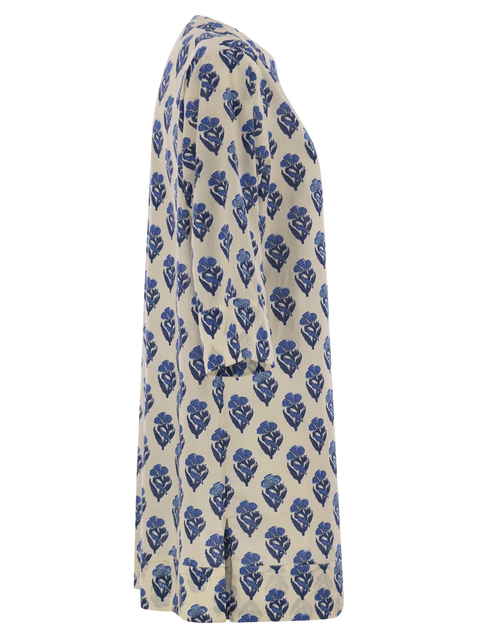 Shop Mc2 Saint Barth Macha - Cotton Tunic Dress