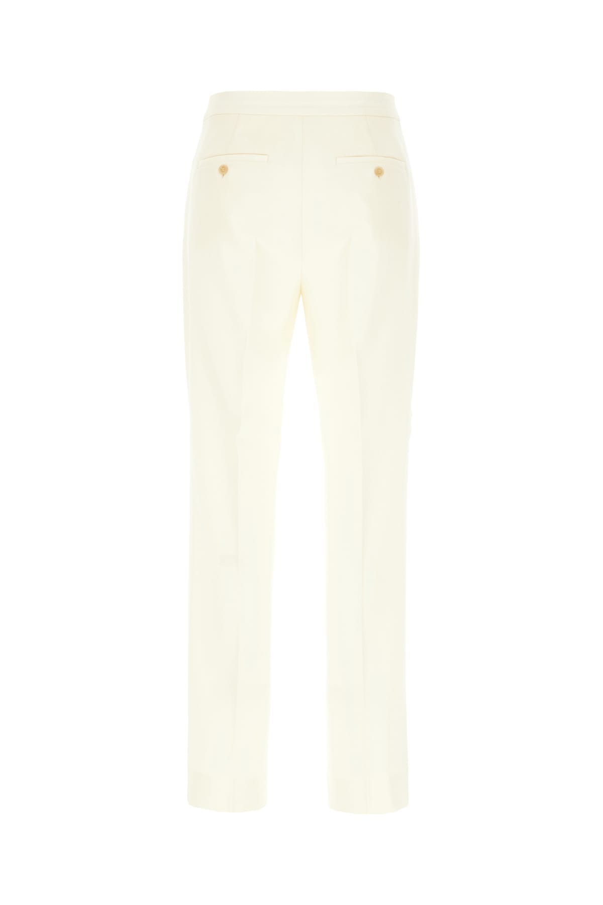 Max Mara Pants In Bianco Avorio