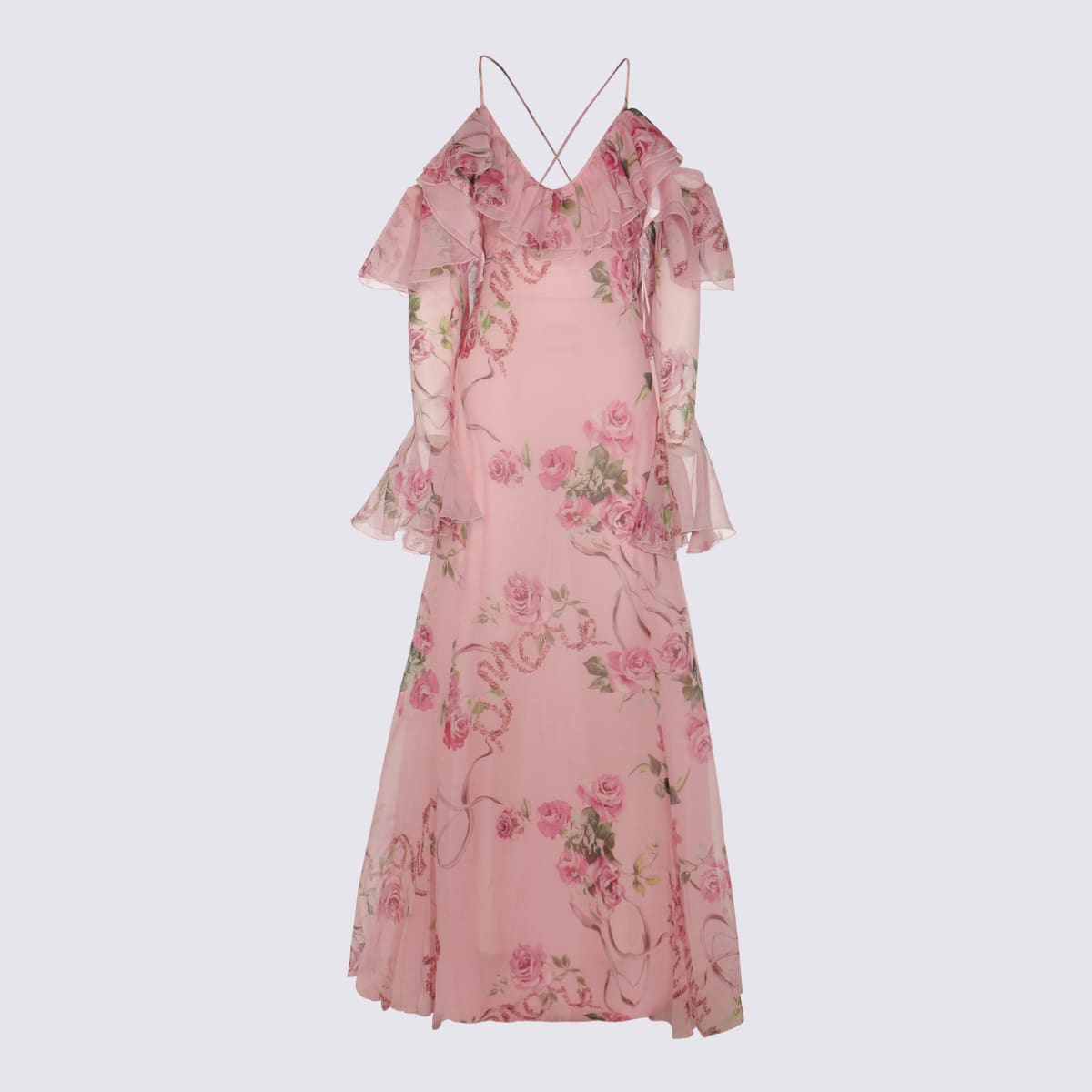 Pink Midi Dress