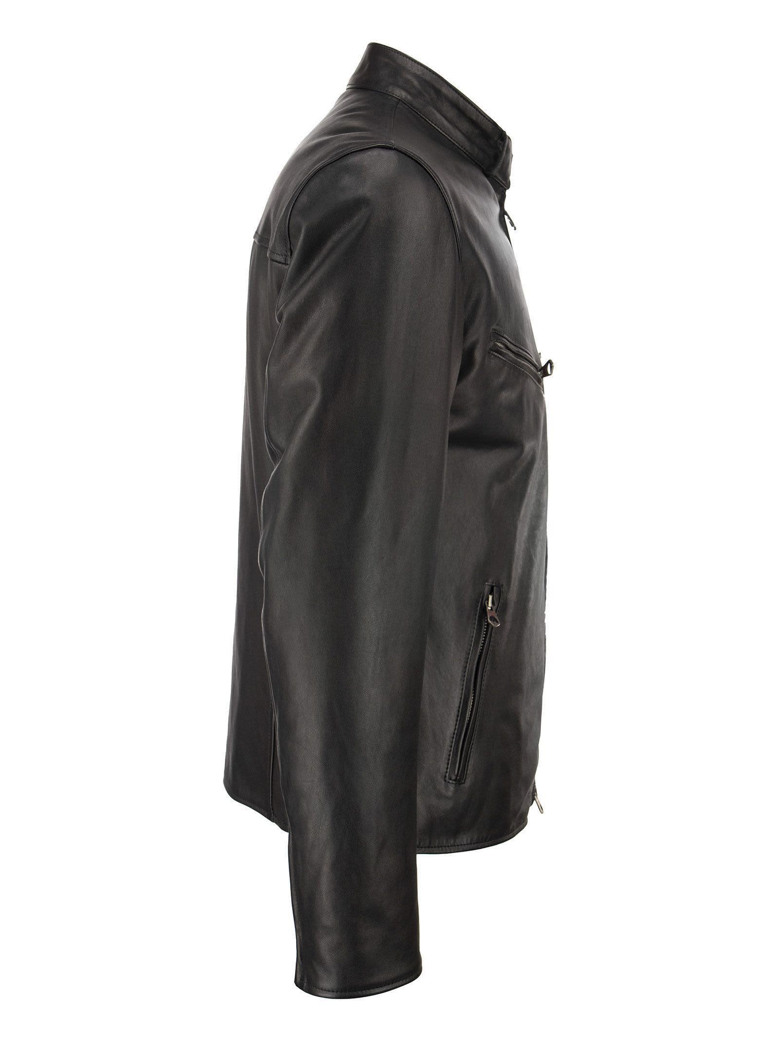 Stewart Nuvola Rush - Genuine Leather Jacket In Black | ModeSens