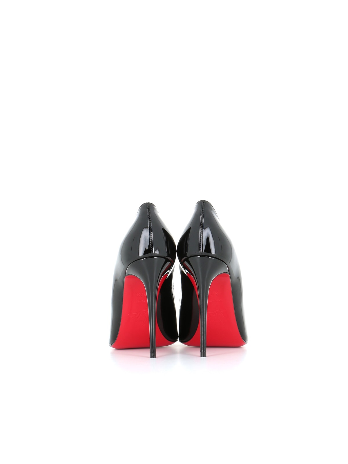 Christian Louboutin Women Kate 100 Patent Leather Pumps In Black