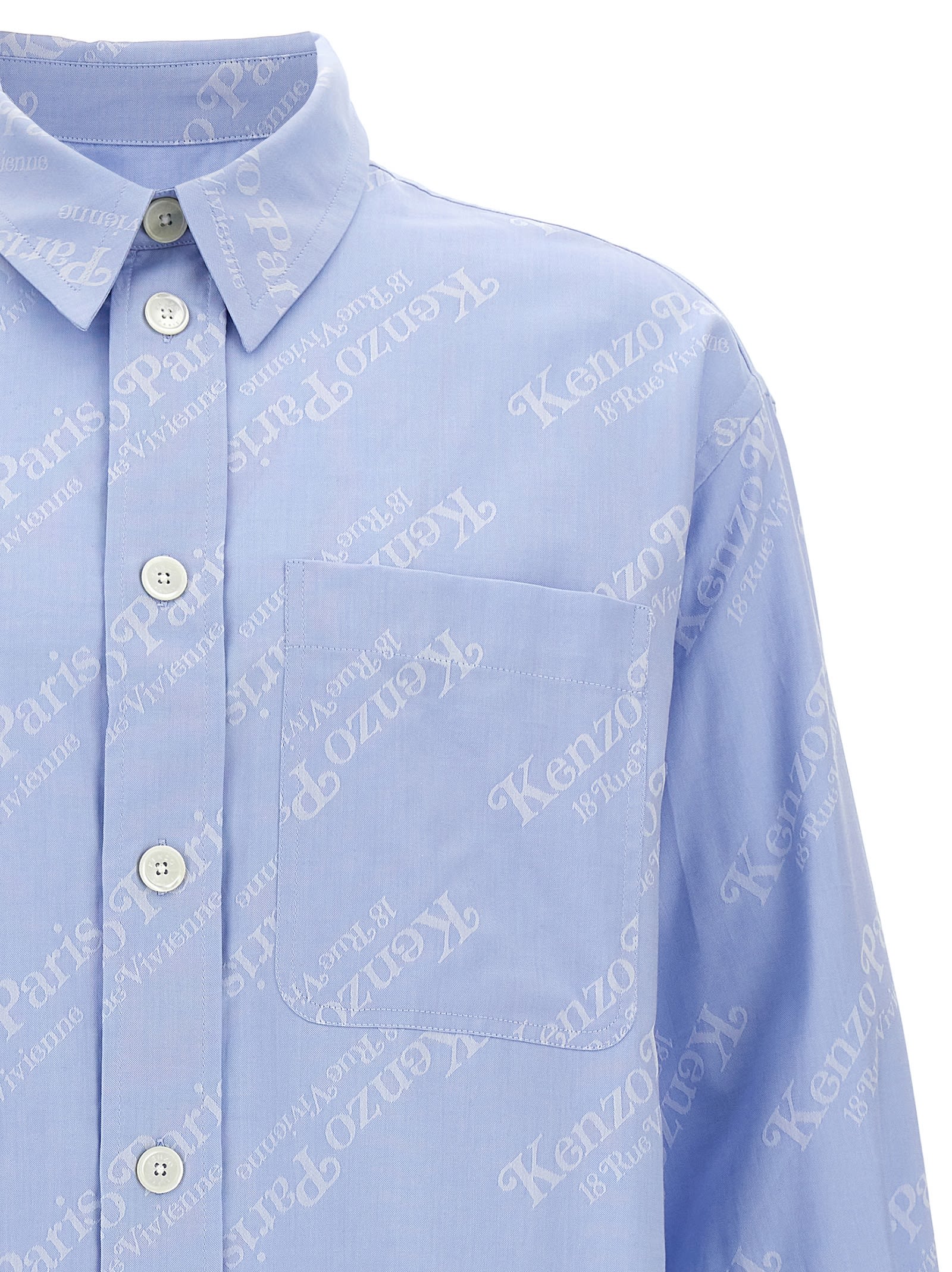 Shop Kenzo By Verdy Shirt In Azzurro