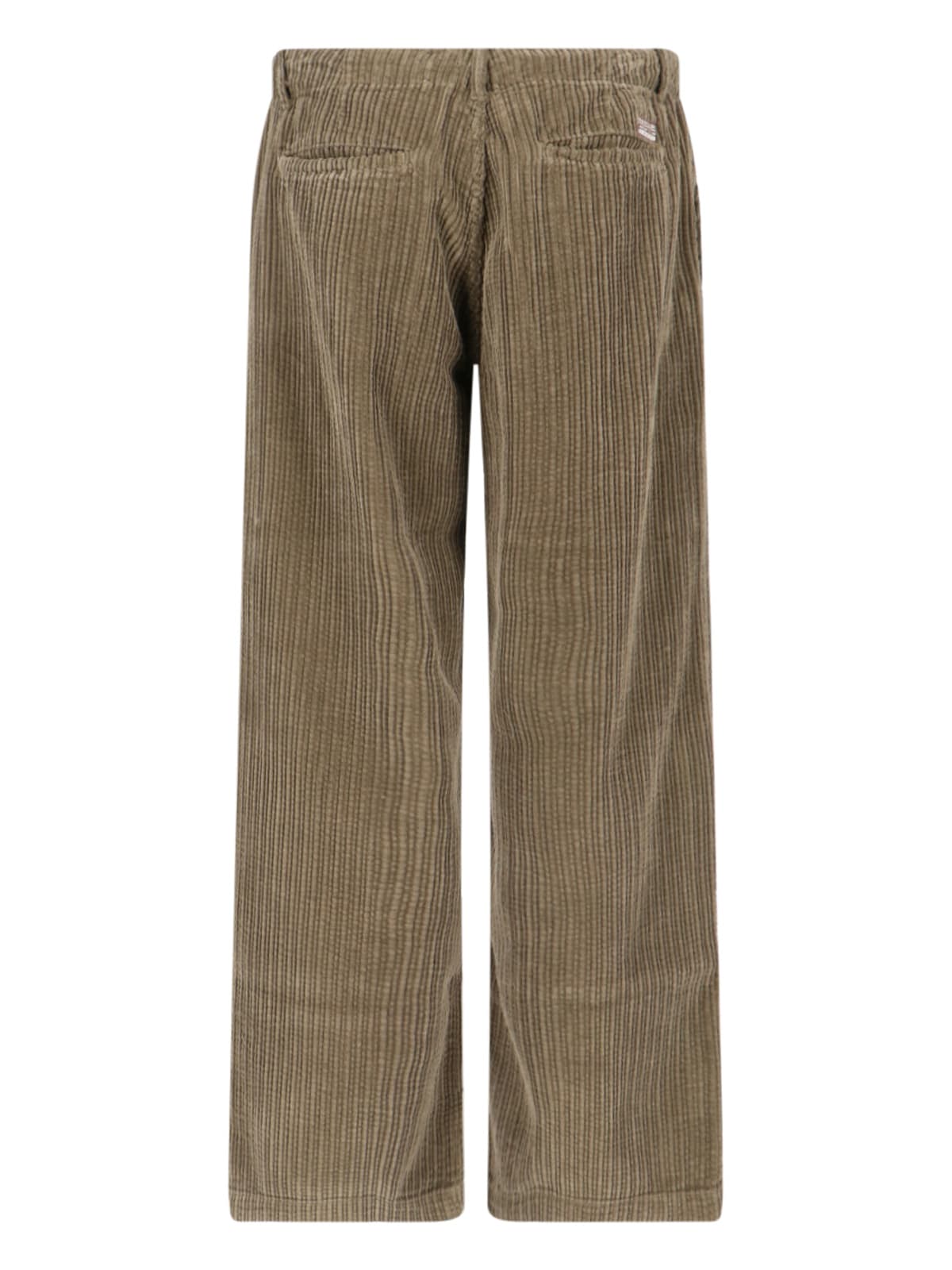 Shop Erl Corduroy Straight Pants In Brown