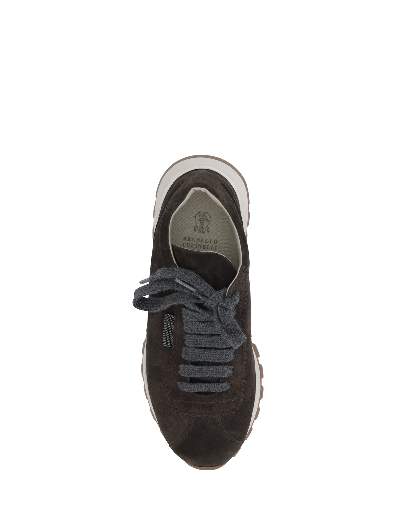 Brunello Cucinelli Sneakers With Iconic Embellishments In Animal Print