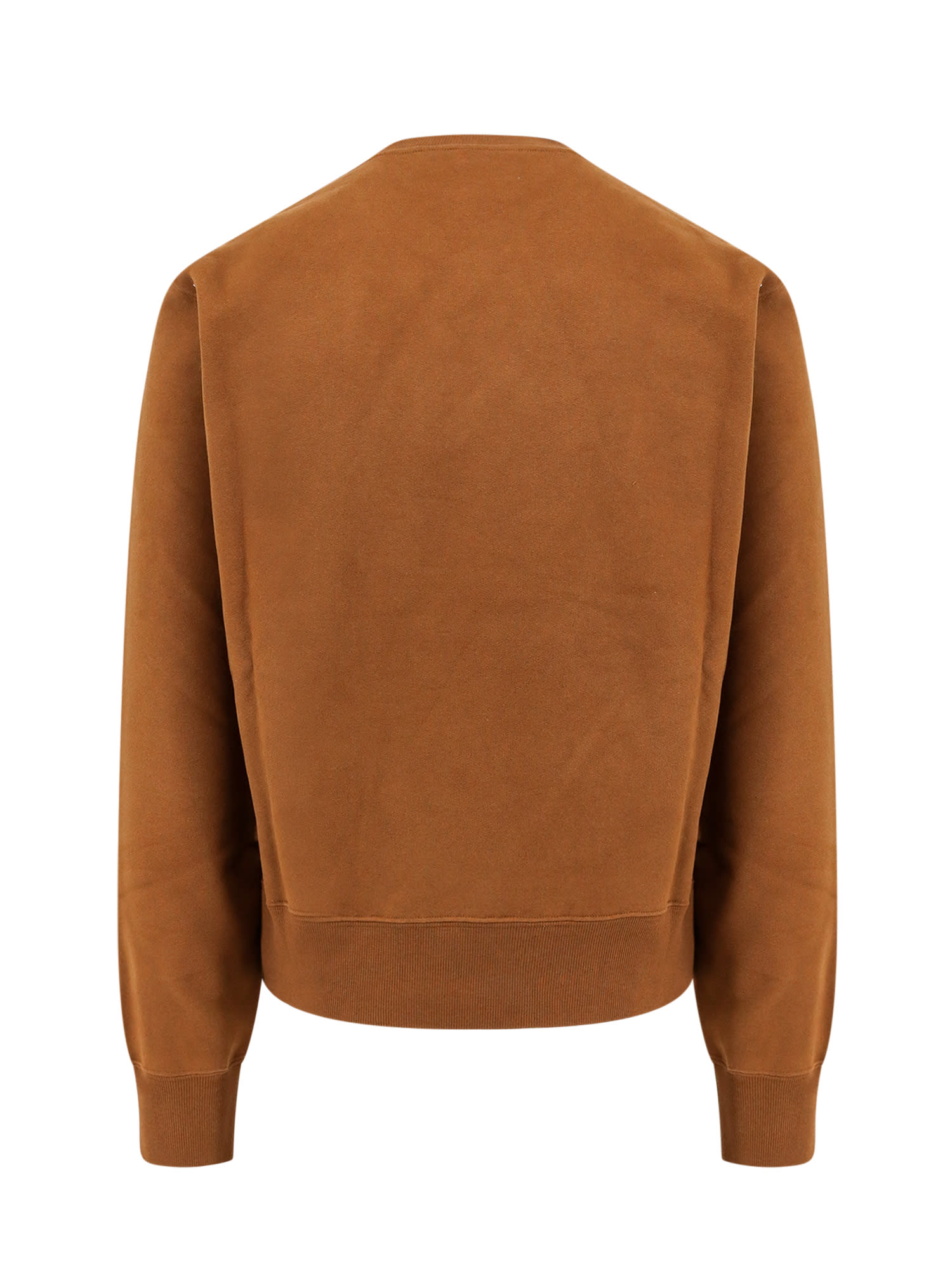 Shop Saint Laurent Sweatshirt In Ochre