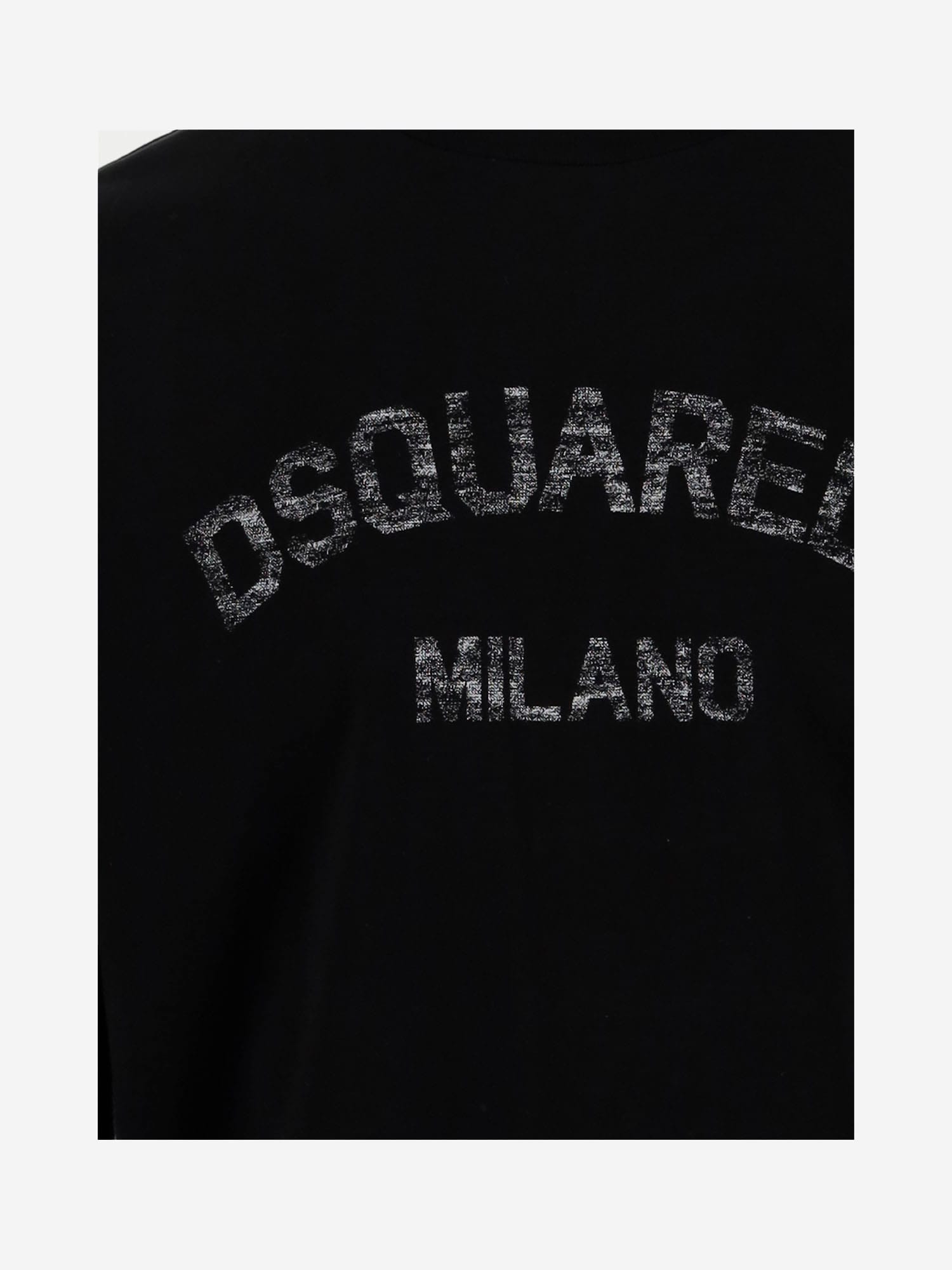 DSQUARED2 COTTON T-SHIRT WITH LOGO 