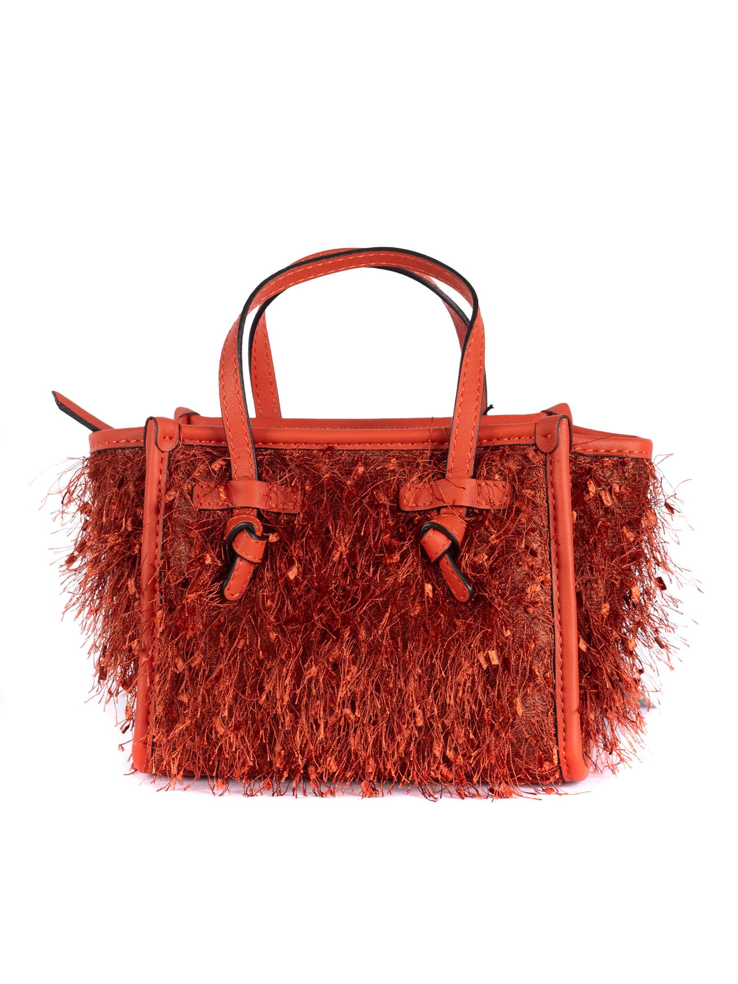 Gianni Chiarini Leather And Fabric Bag
