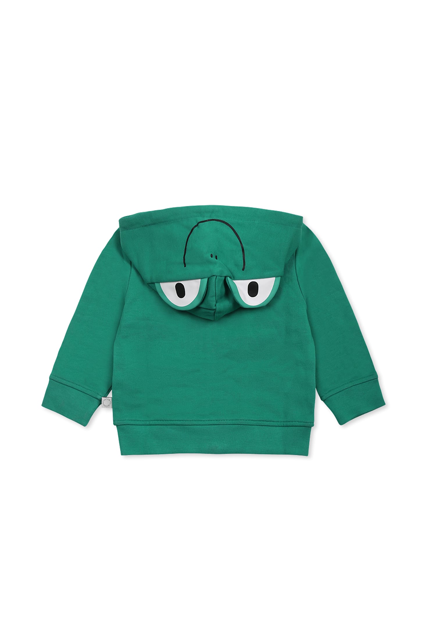 Shop Stella Mccartney Green Sweatshirt For Baby Boy With Frog