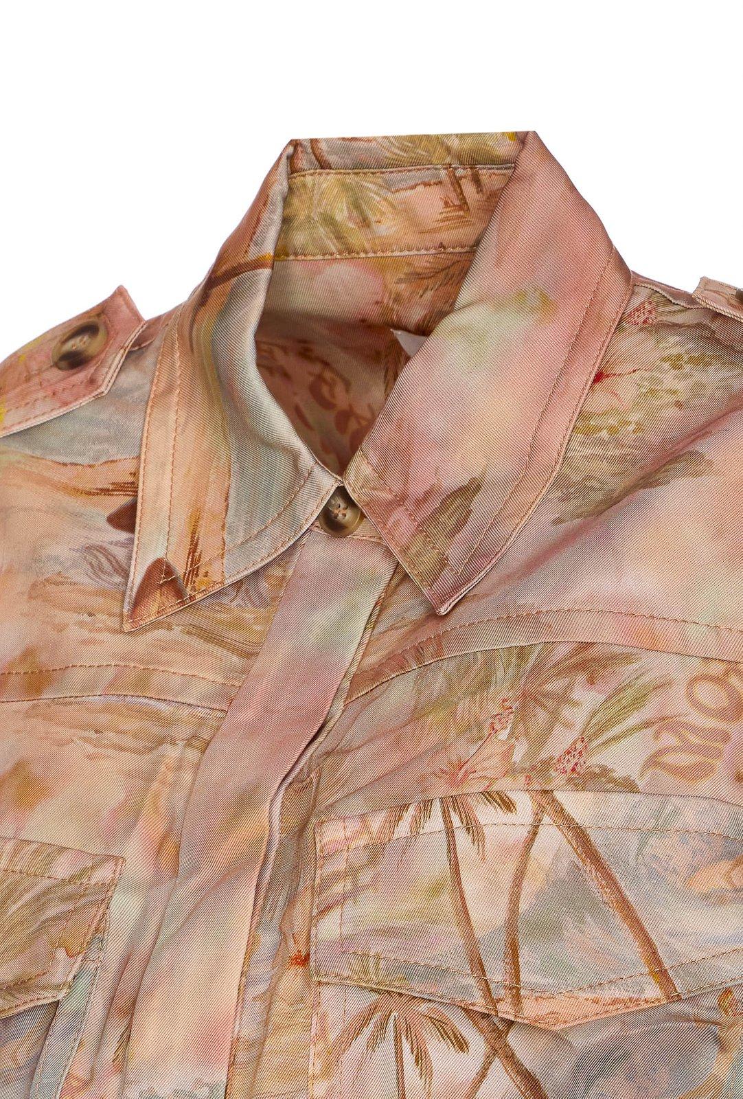 Zimmermann Illuminate Sleeveless Tunic Guava Morning