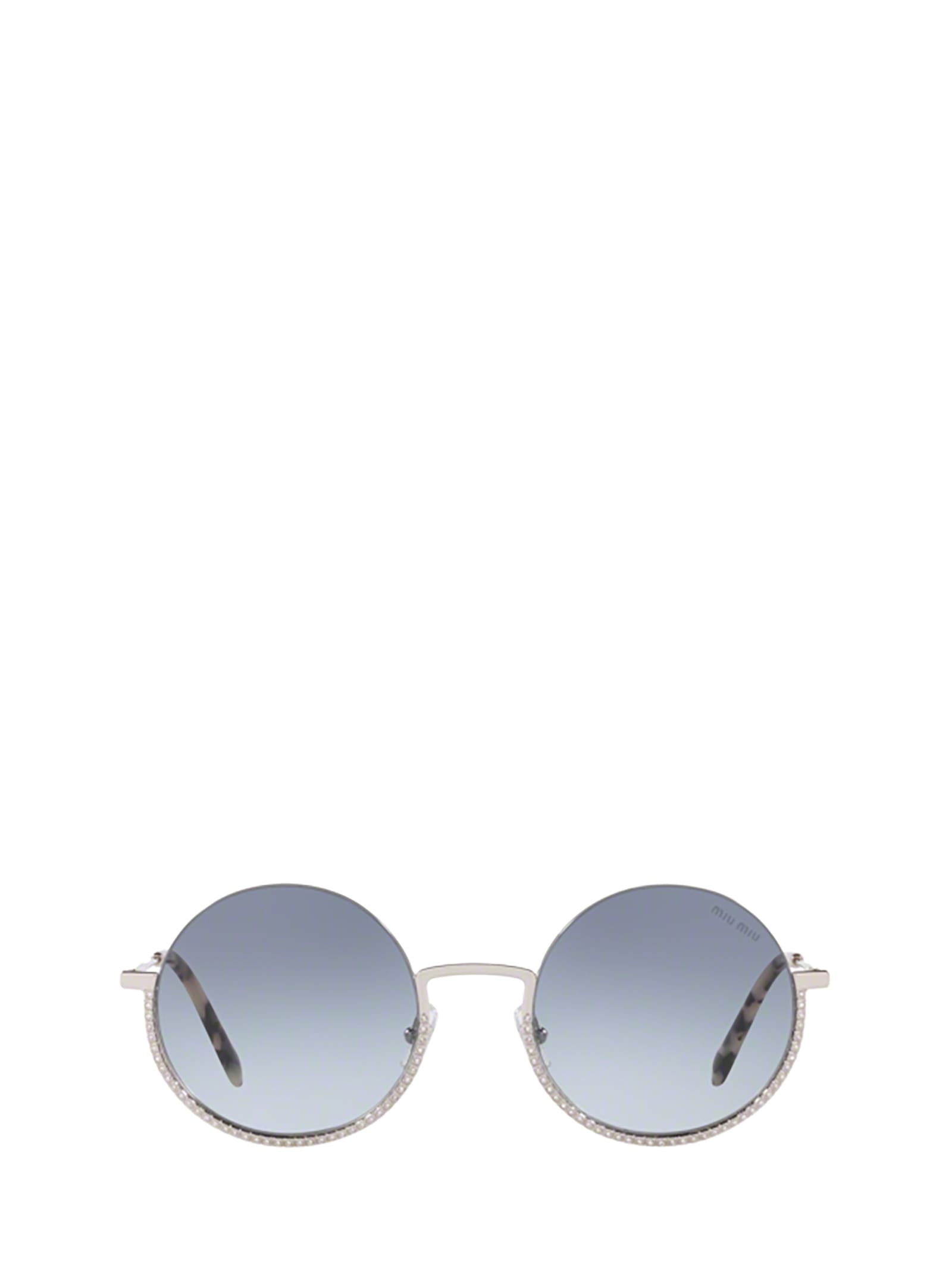 Miu Miu Eyewear Miu Miu Mu 69us Silver Sunglasses