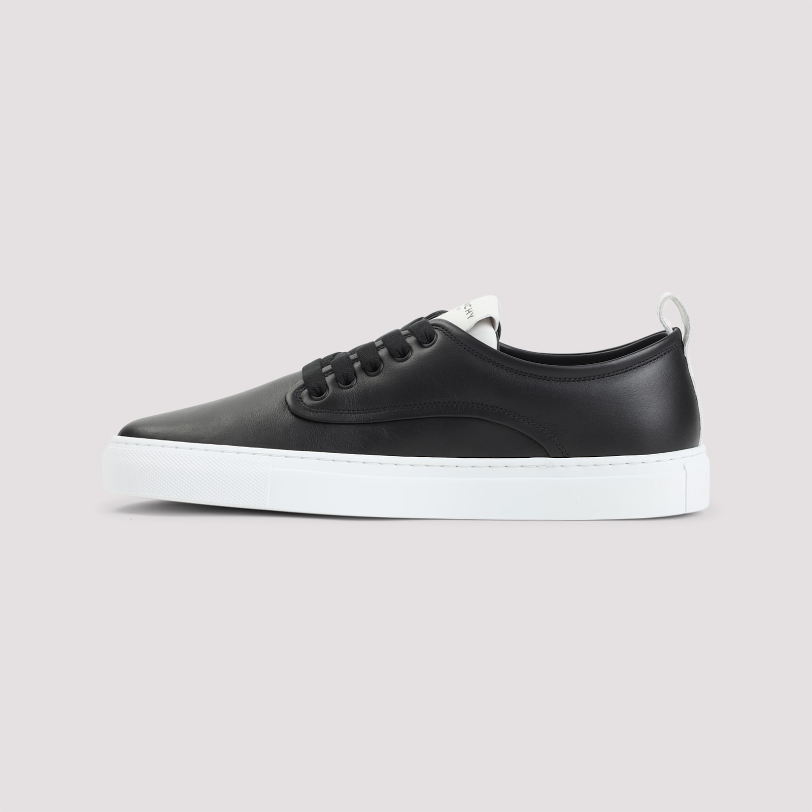 Givenchy New City Leather Low Sneakers Shoes In Black