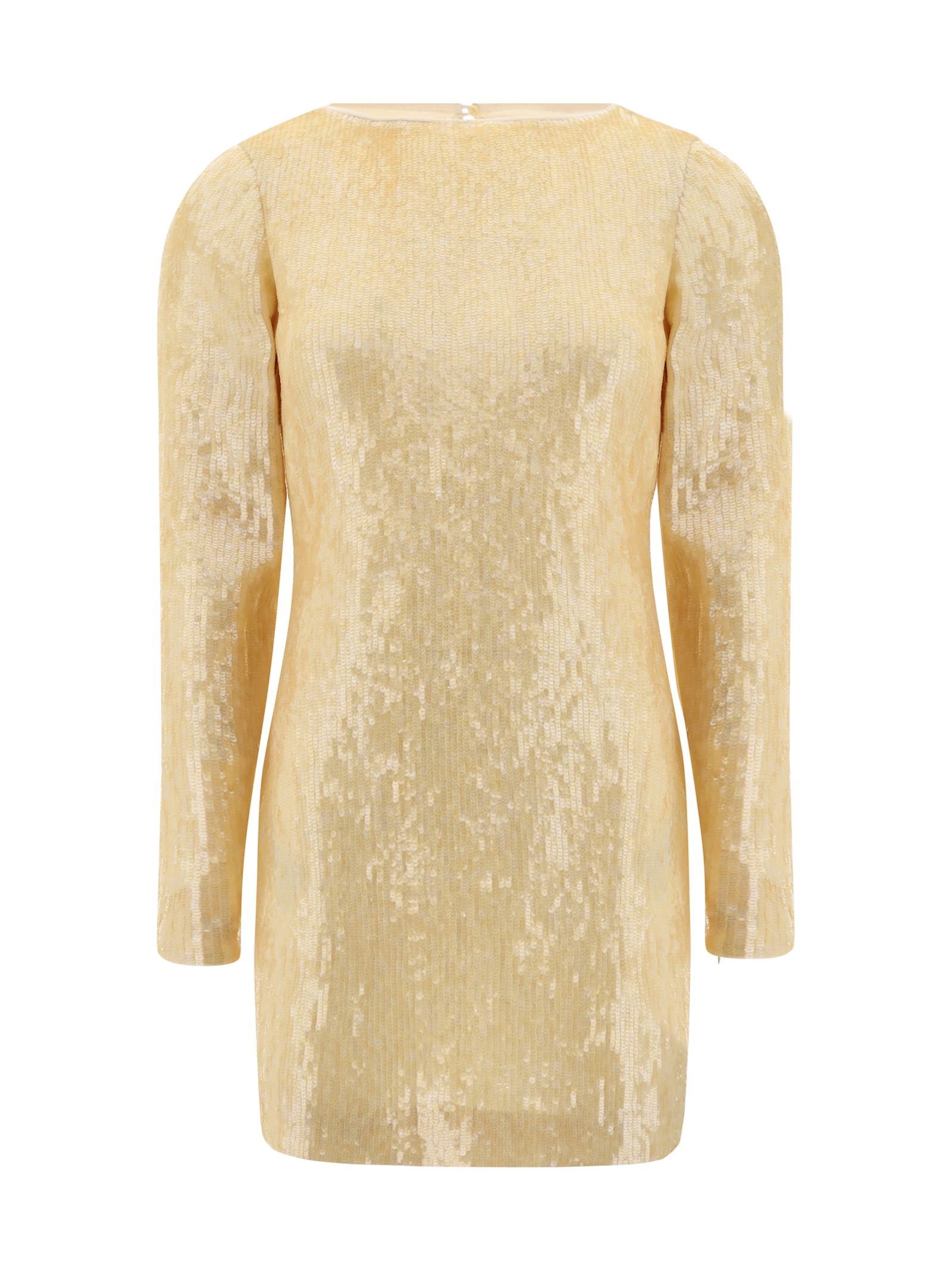 Shop Tom Ford Mini Dress In Light Honey