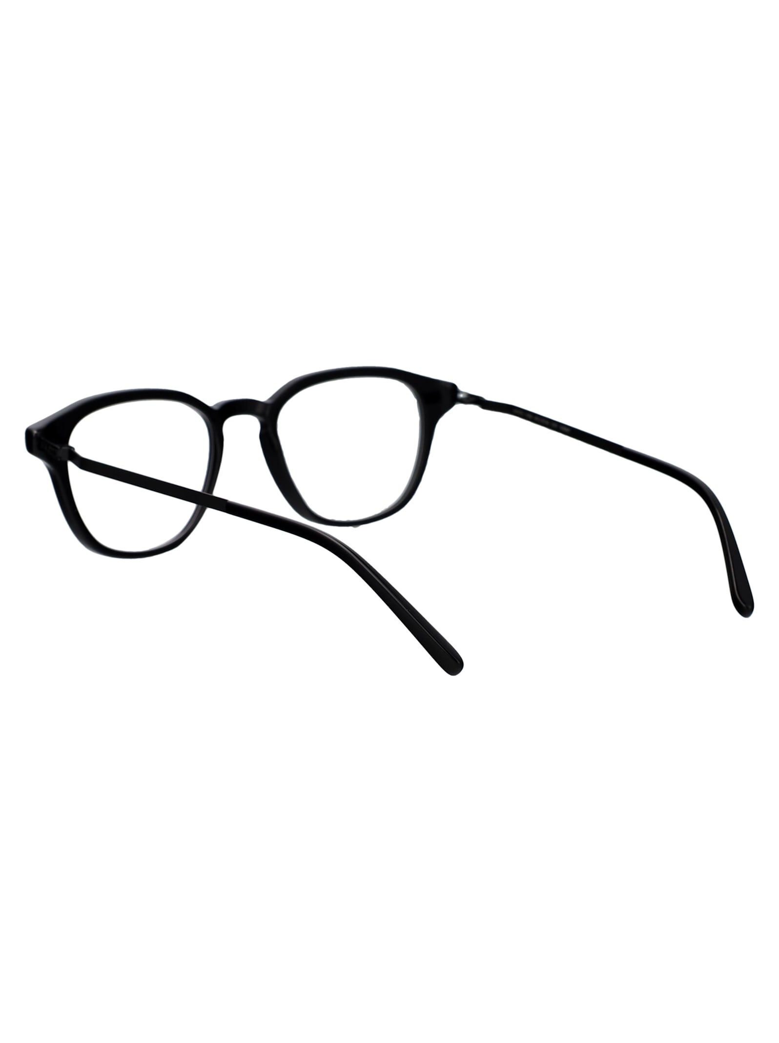 Shop Mykita Yura Glasses In 877 C95 Black/silver/black Clear