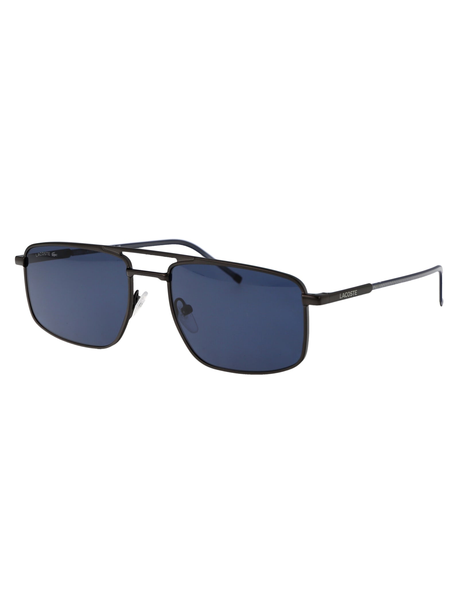 Shop Lacoste L255s Sunglasses In 021 Black