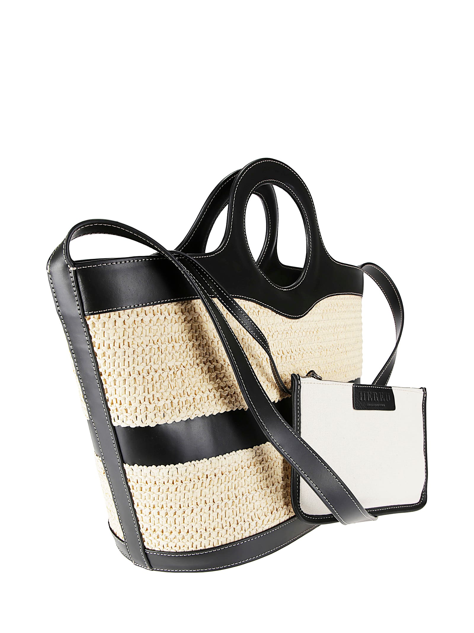 Hereu Tote Bag Woven Two Flat Handles