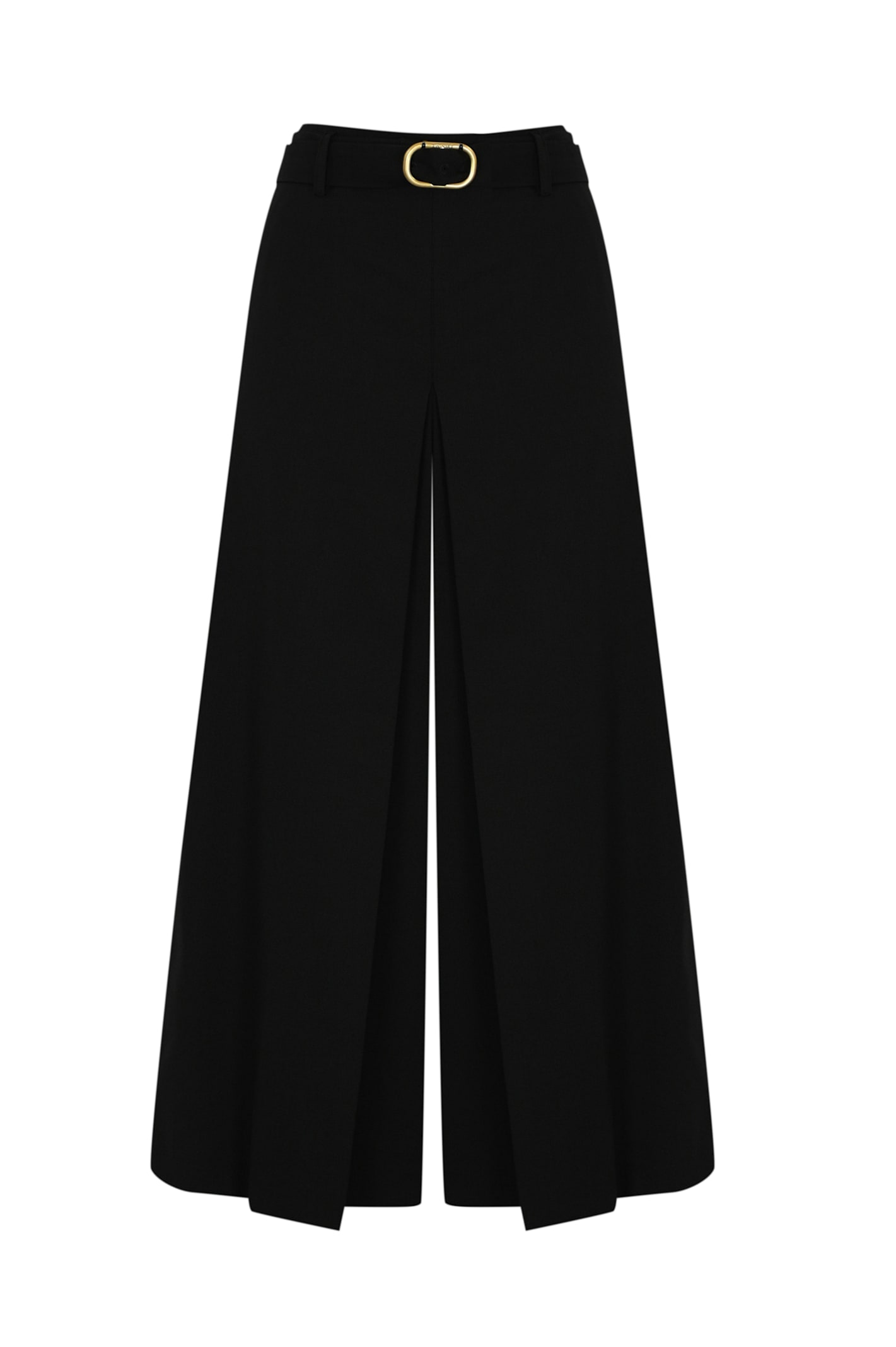 Wool Culottes With Oval T Belt