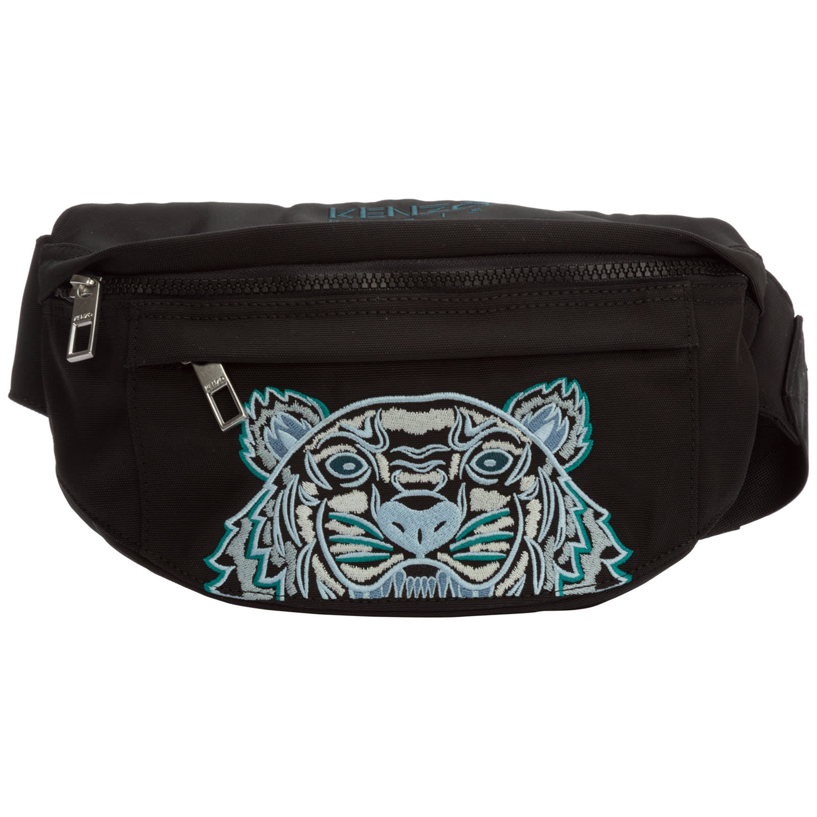 Kenzo Tiger Bum Bag In Nero