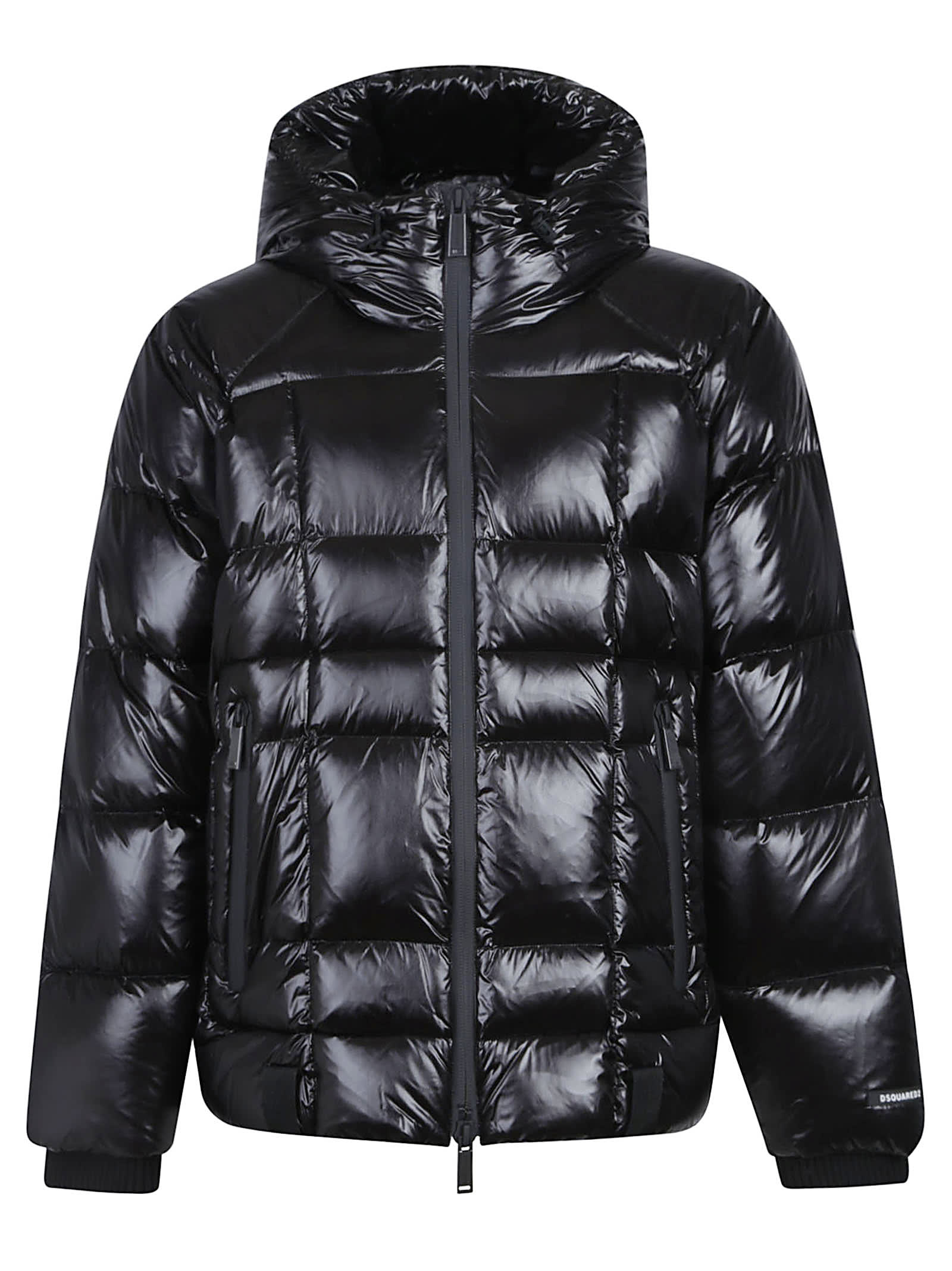 Dsquared2 3d Down Jacket In Black