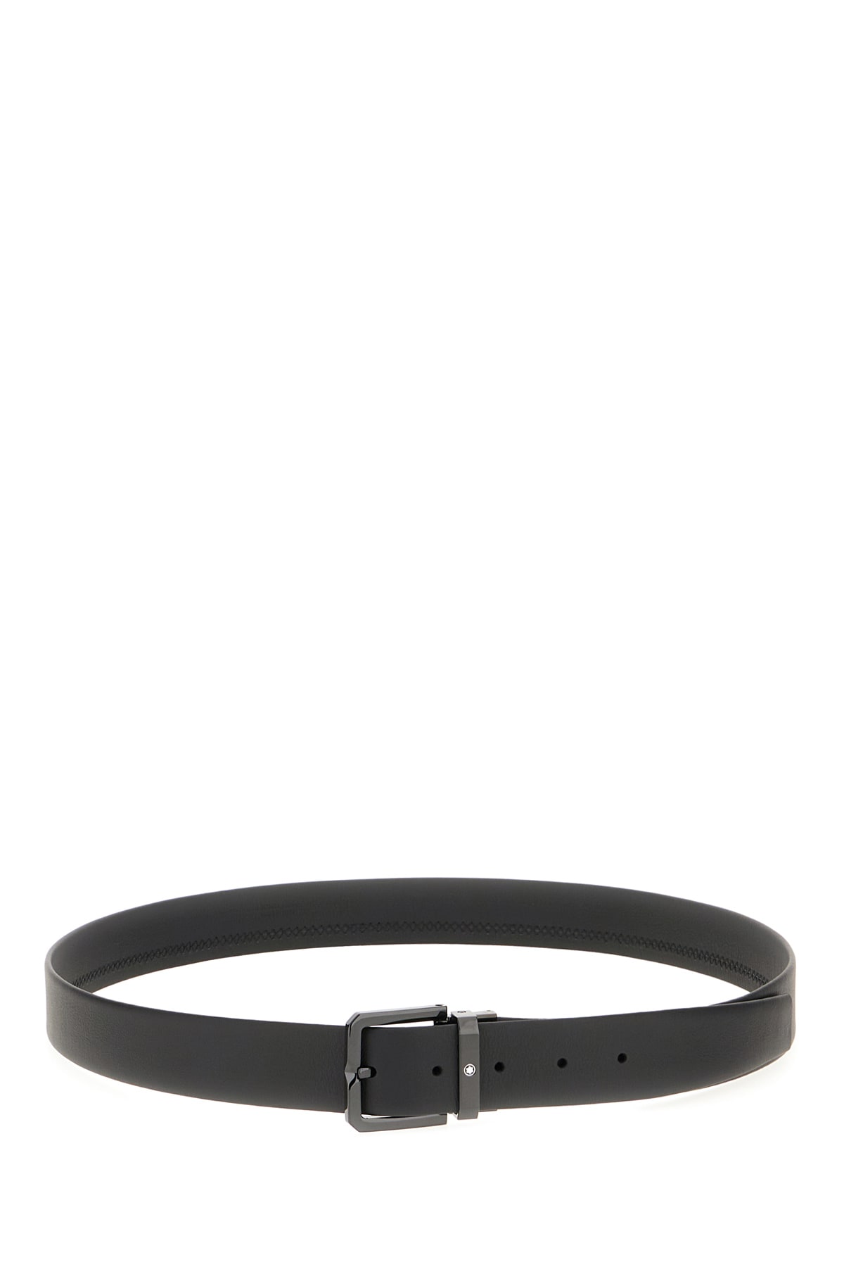 Montblanc Black Leather Belt