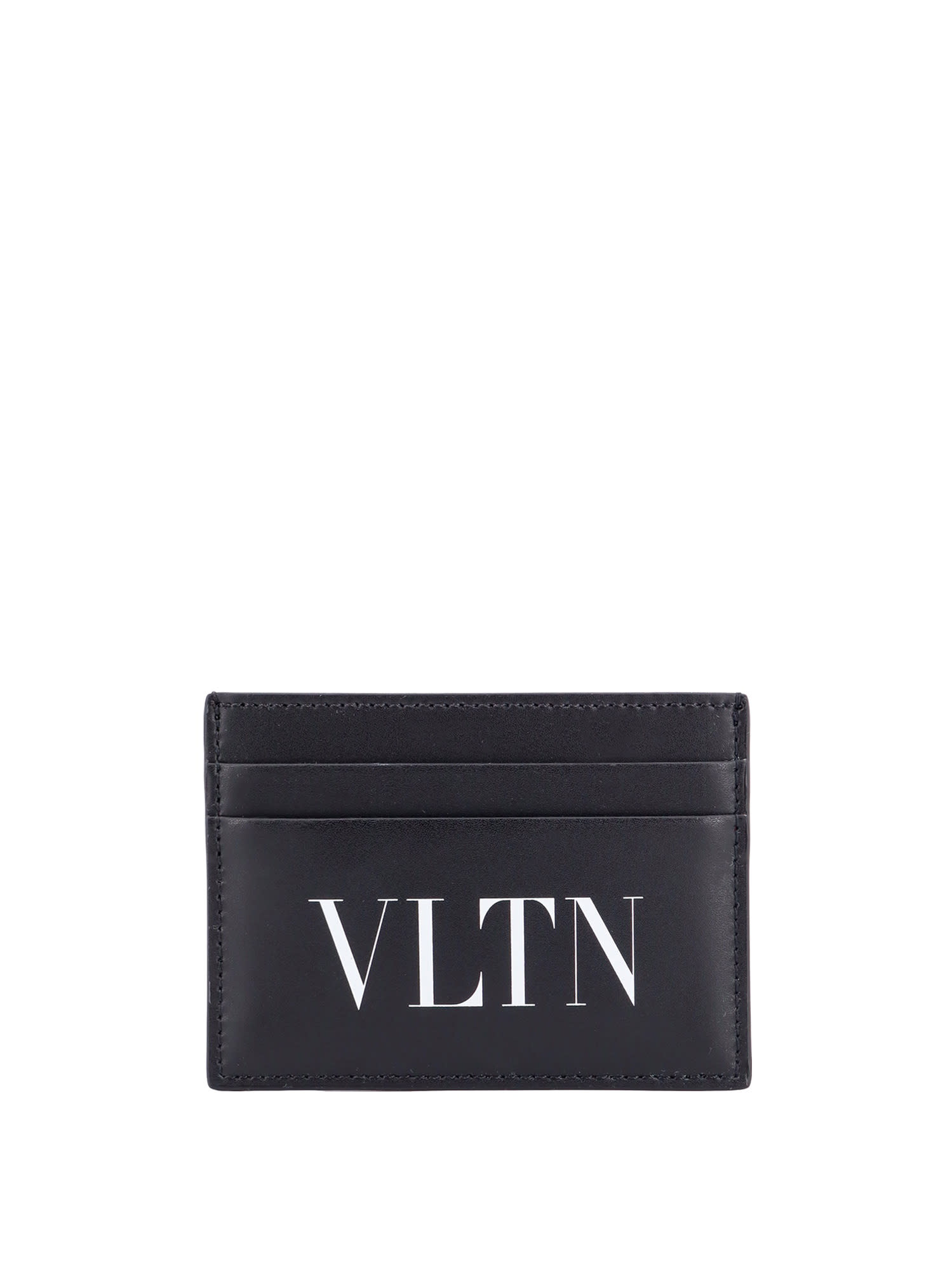 Shop Valentino Card Holder In Black