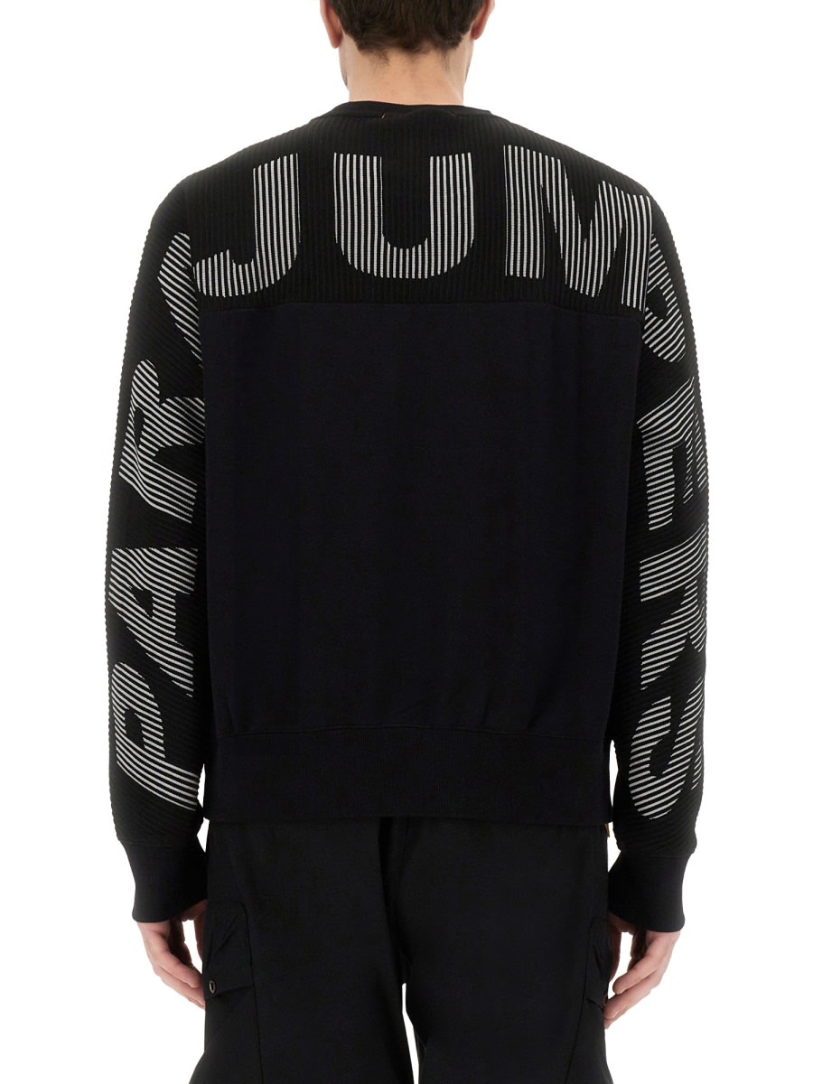Shop Parajumpers Sweatshirt Skein In Black
