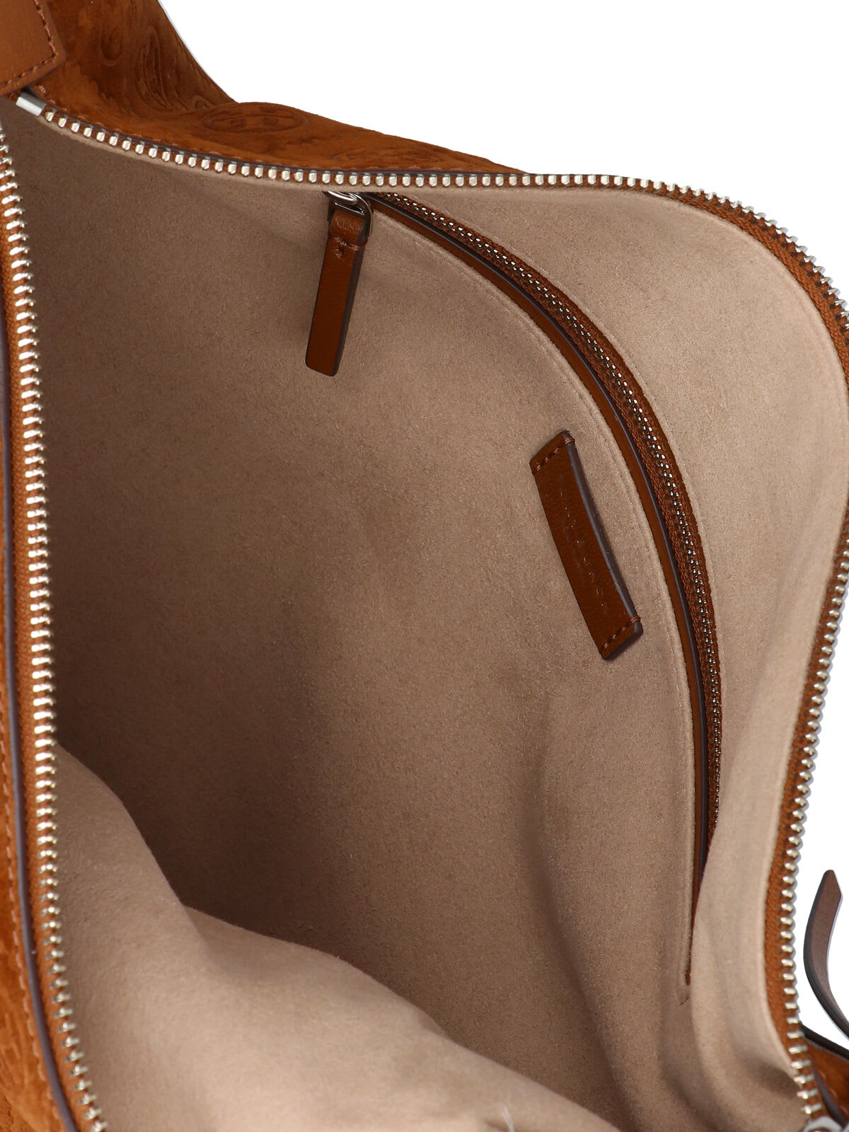 Tory Burch Medium Shoulder Bag Balloon T Monogram In Brown