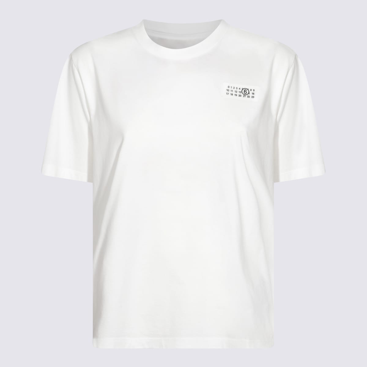 MM6 MAISON MARGIELA WHITE COTTON T-SHIRT