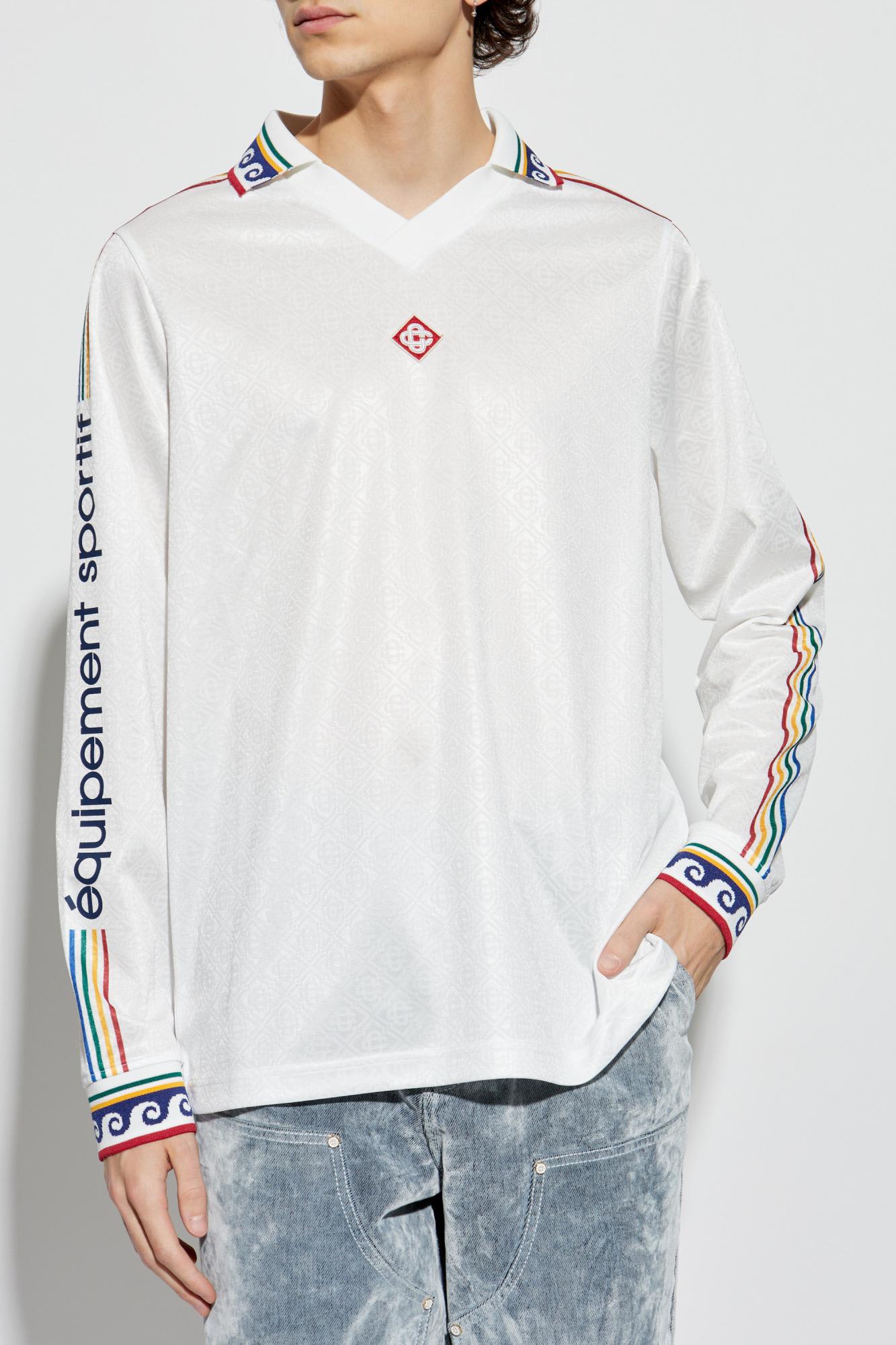 Casablanca Monogram Polo In White