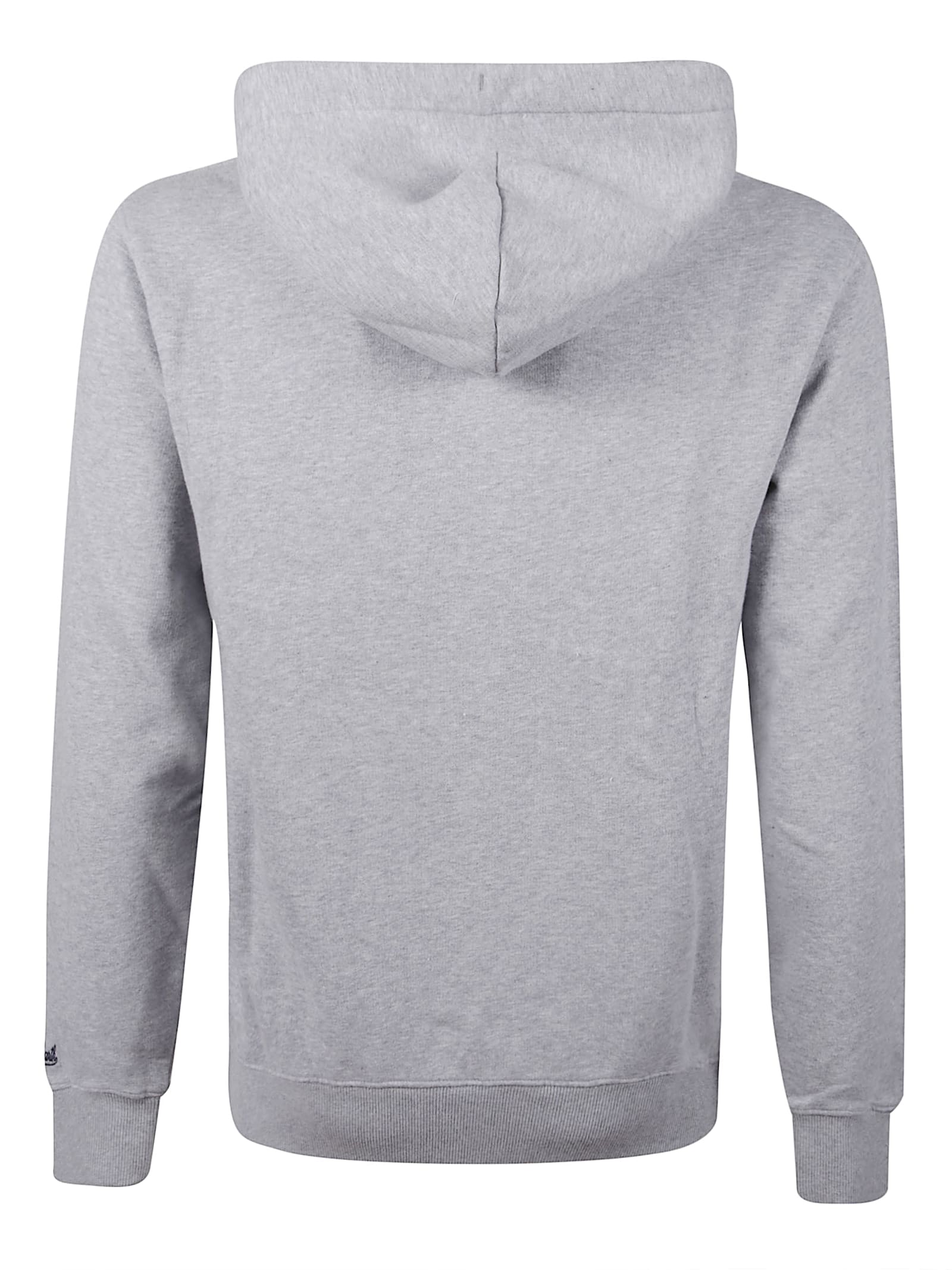 Mc2 Saint Barth Urban Hooded Sweatshirt Kangaroo Pocket In Gray