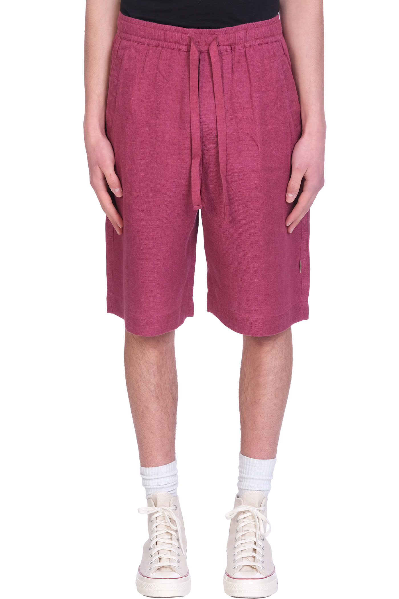 Maharishi Shorts In Red Cotton