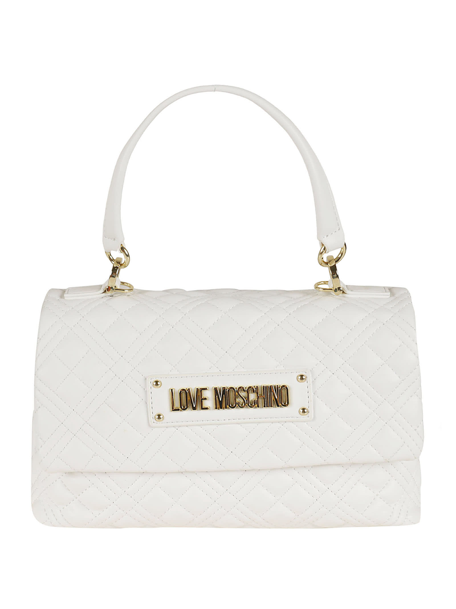 Love Moschino Logo Quilted Tote