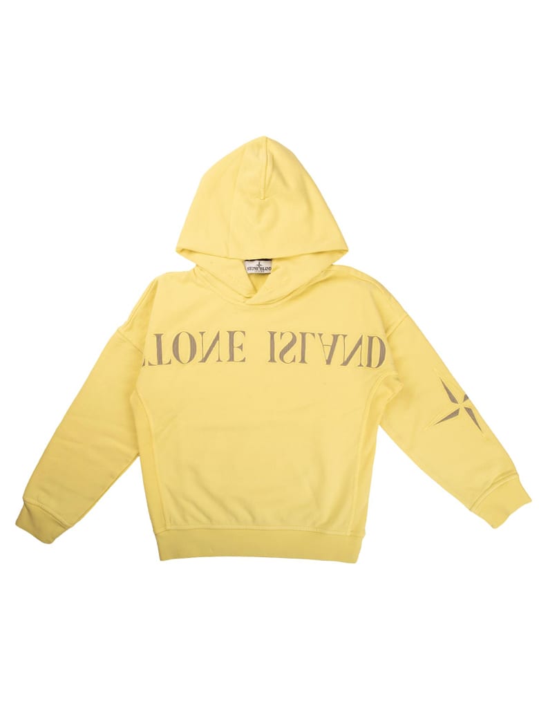 stone island lemon hoodie