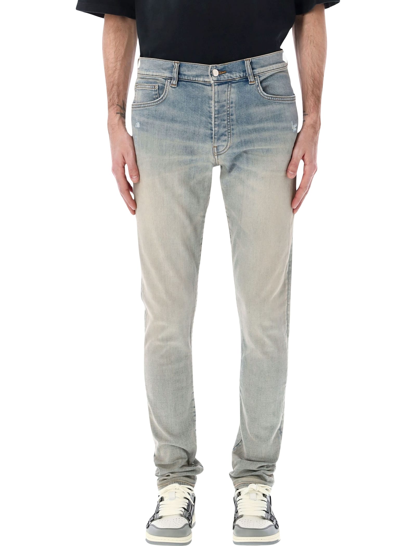 Amiri Rechte Jeans - Blauw