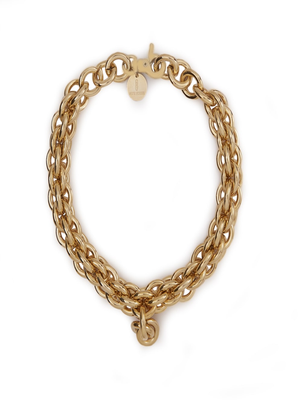 Silvia Gnecchi Berlin Golden Brass Chain Necklace